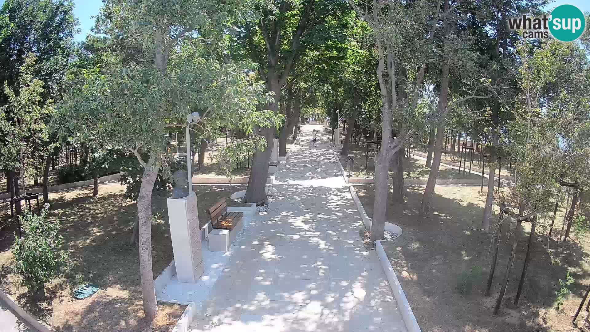 Writers’ Park Webcam Senj – Live by the Sea
