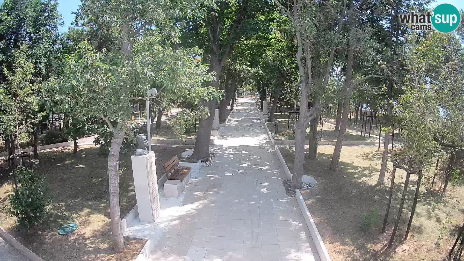 Writers’ Park Webcam Senj – Live by the Sea