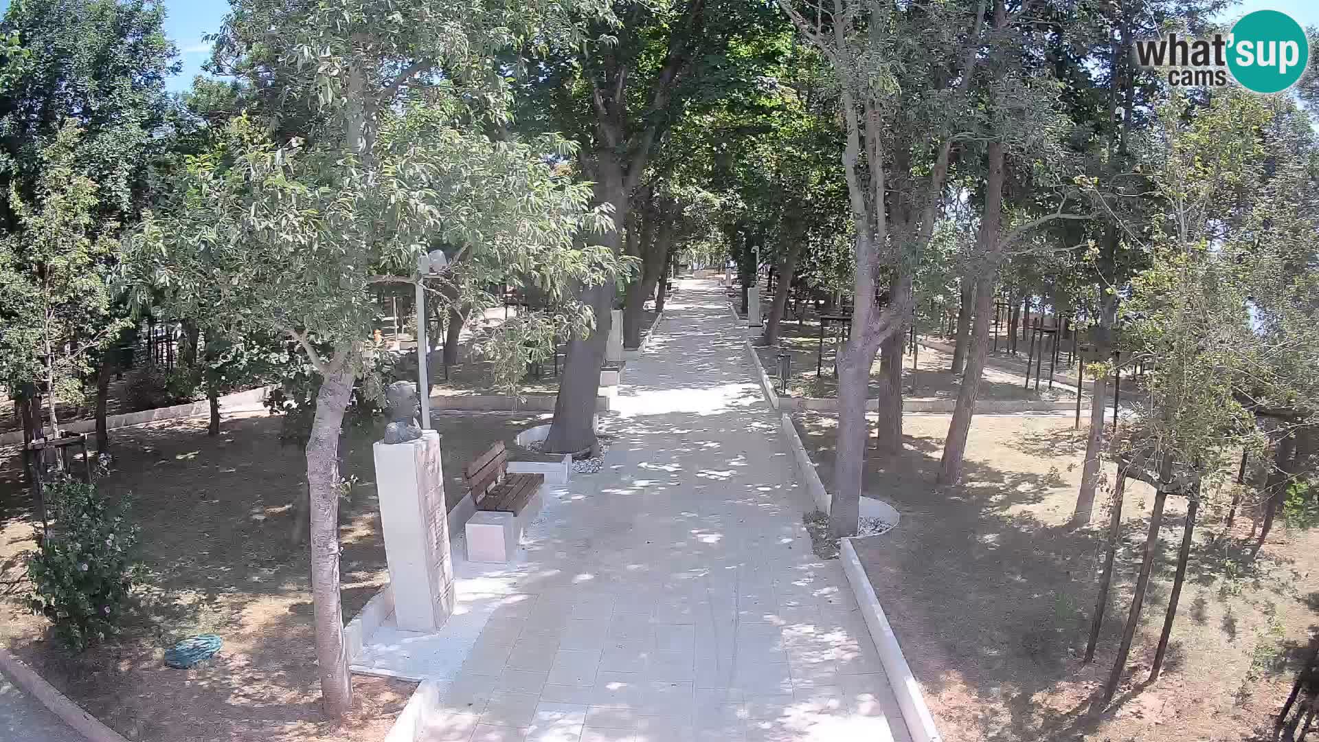 Writers’ Park Webcam Senj – Live by the Sea