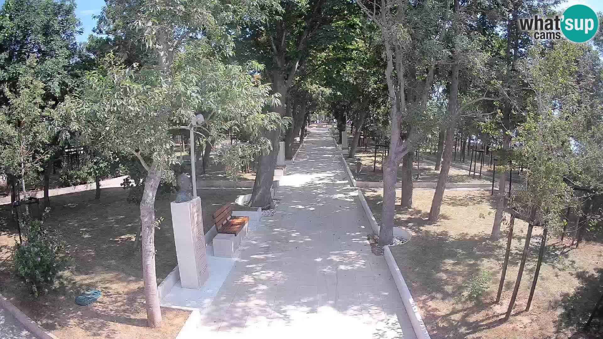 Writers’ Park Webcam Senj – Live by the Sea