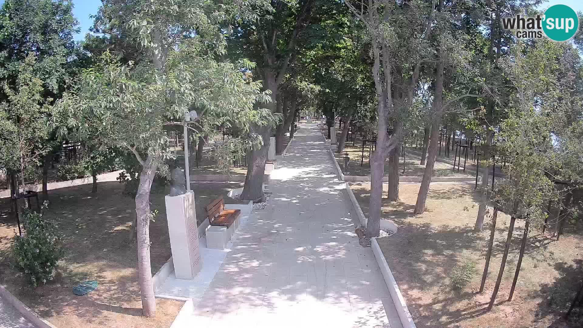 Writers’ Park Webcam Senj – Live by the Sea