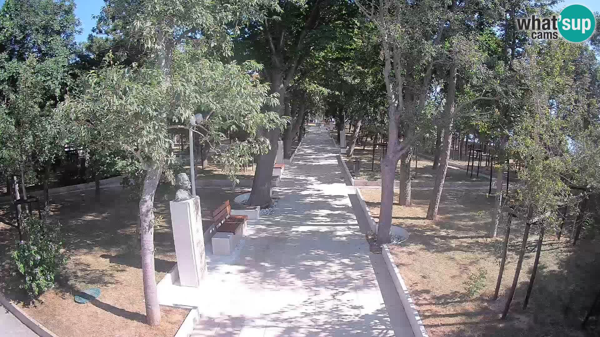 Writers’ Park Webcam Senj – Live by the Sea