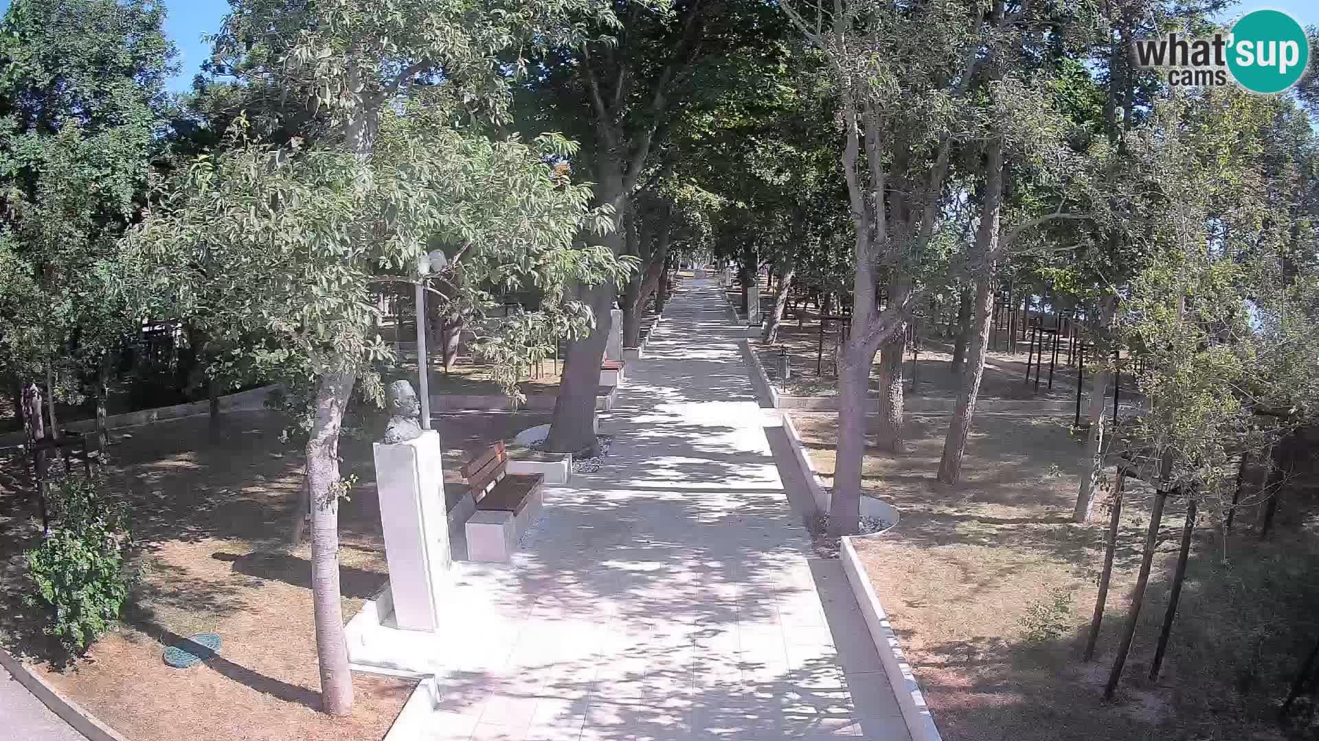 Writers’ Park Webcam Senj – Live by the Sea