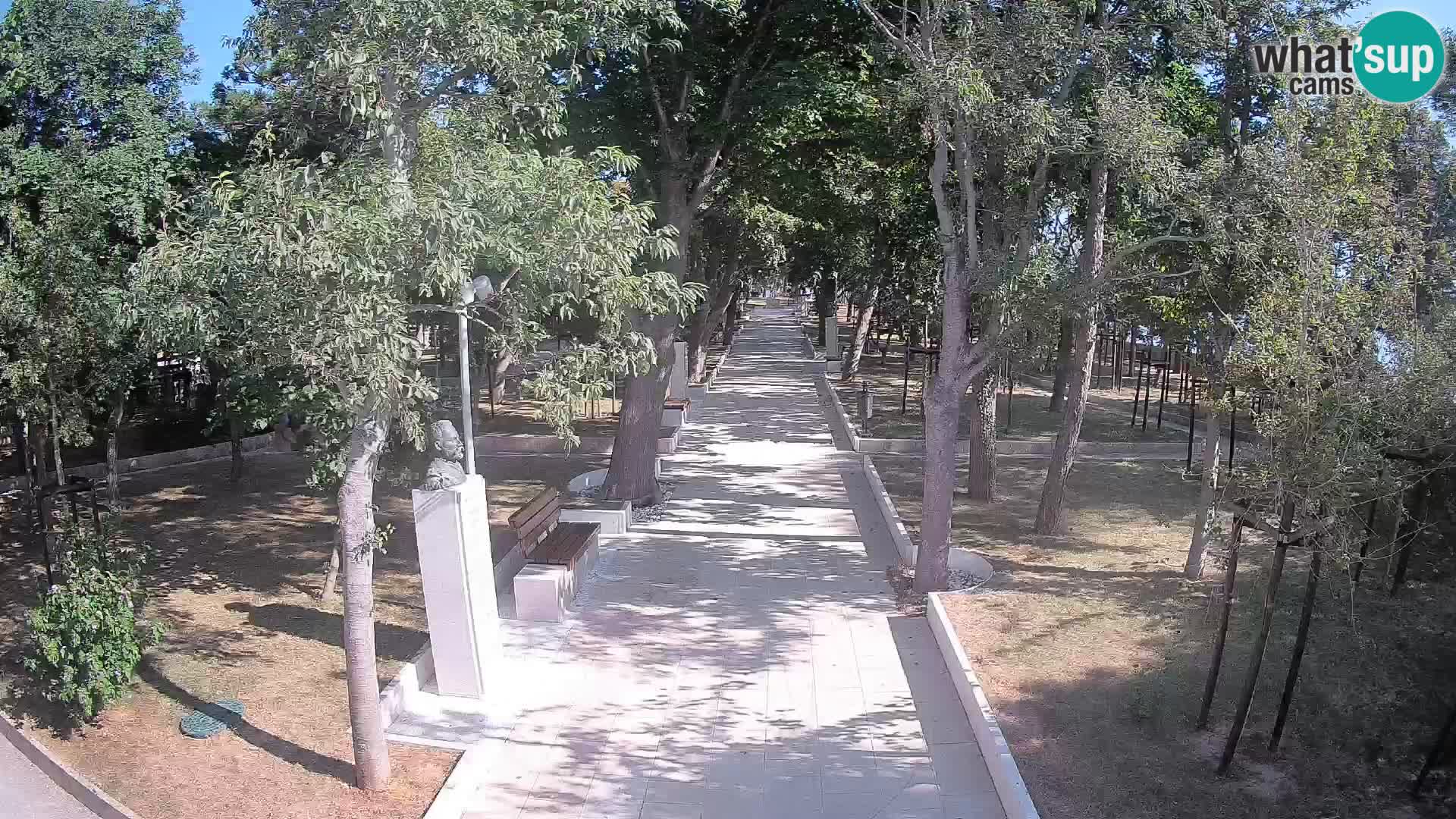 Writers’ Park Webcam Senj – Live by the Sea