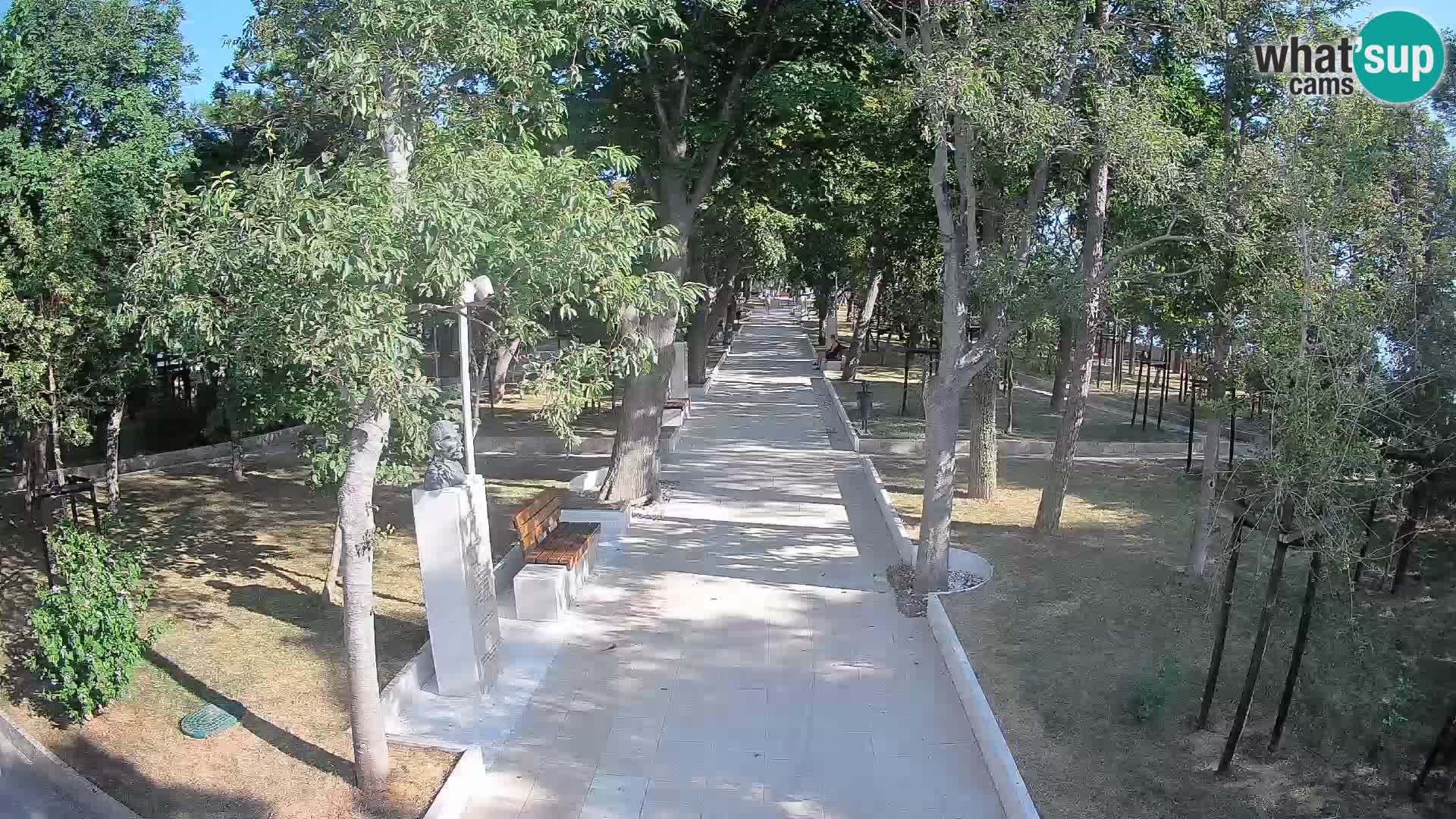 Writers’ Park Webcam Senj – Live by the Sea