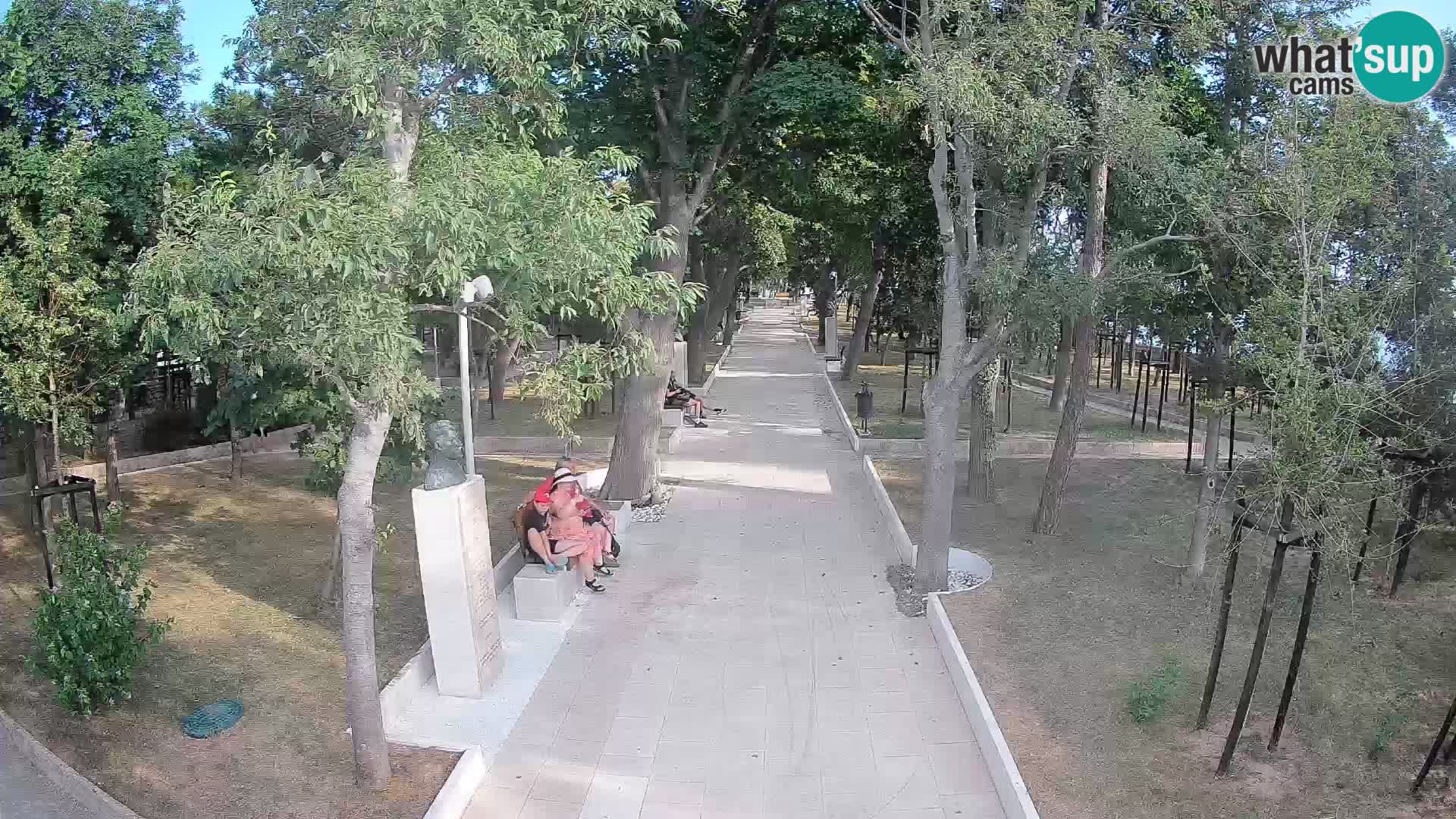 Writers’ Park Webcam Senj – Live by the Sea