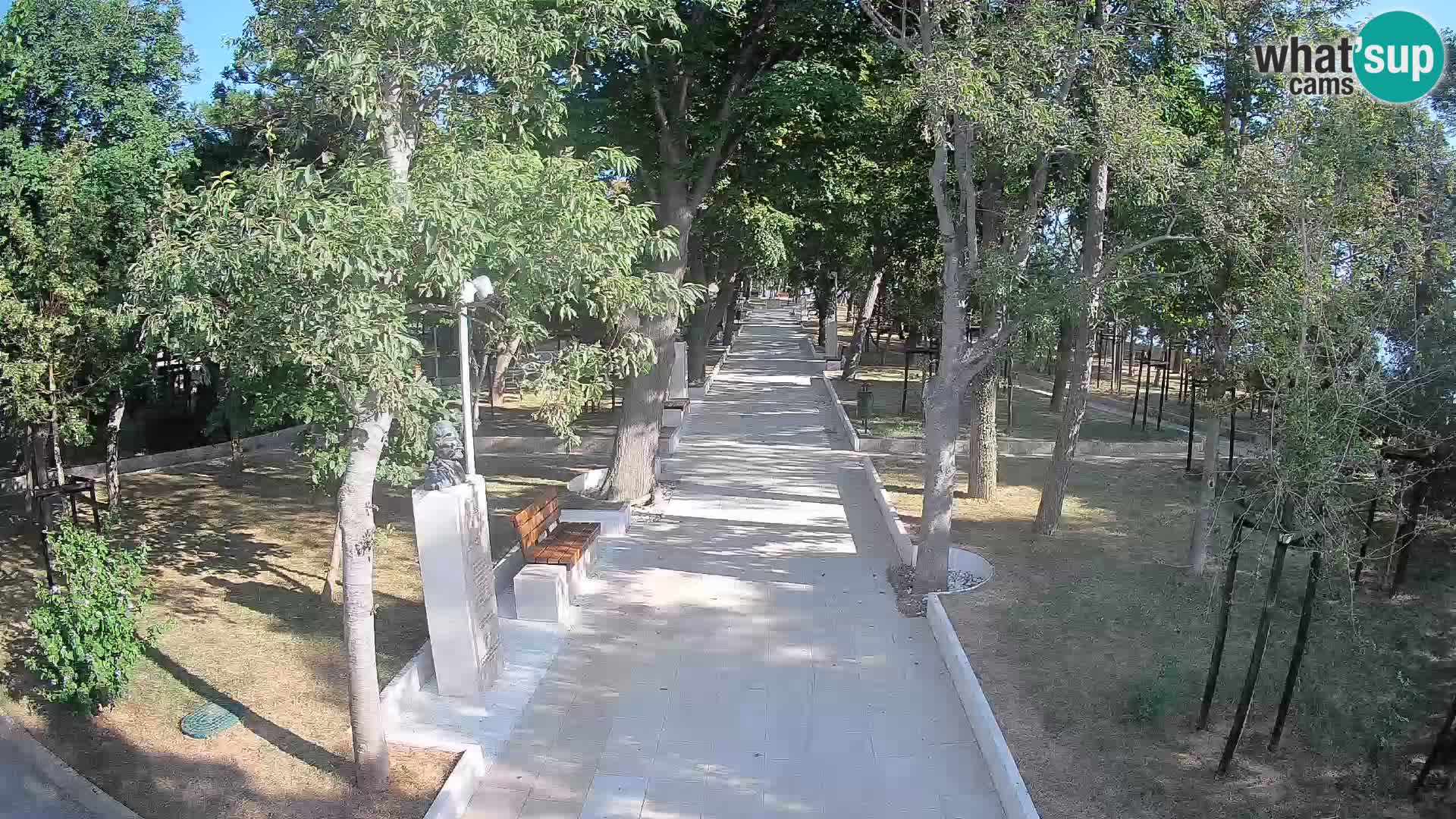 Writers’ Park Webcam Senj – Live by the Sea