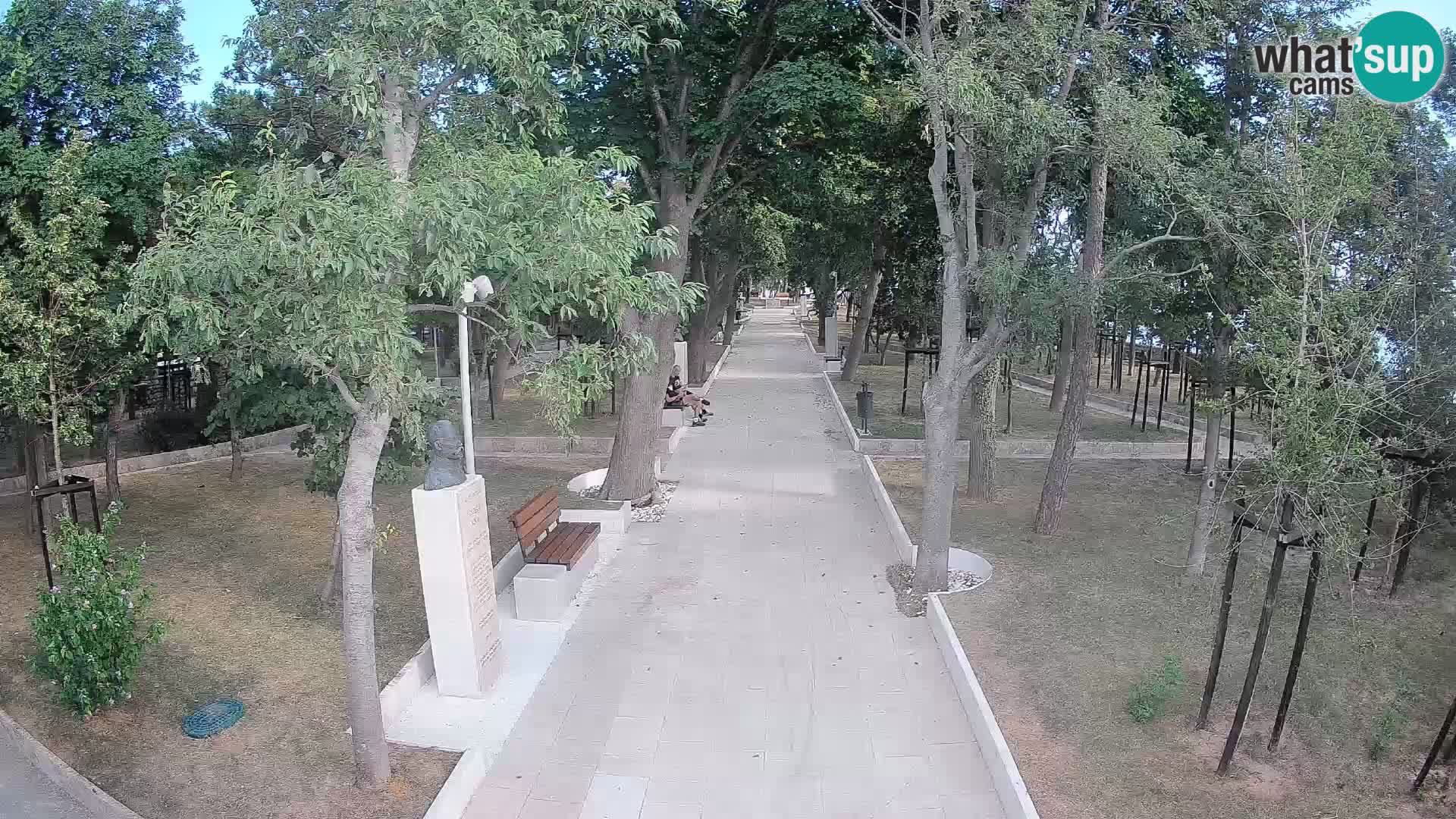 Writers’ Park Webcam Senj – Live by the Sea