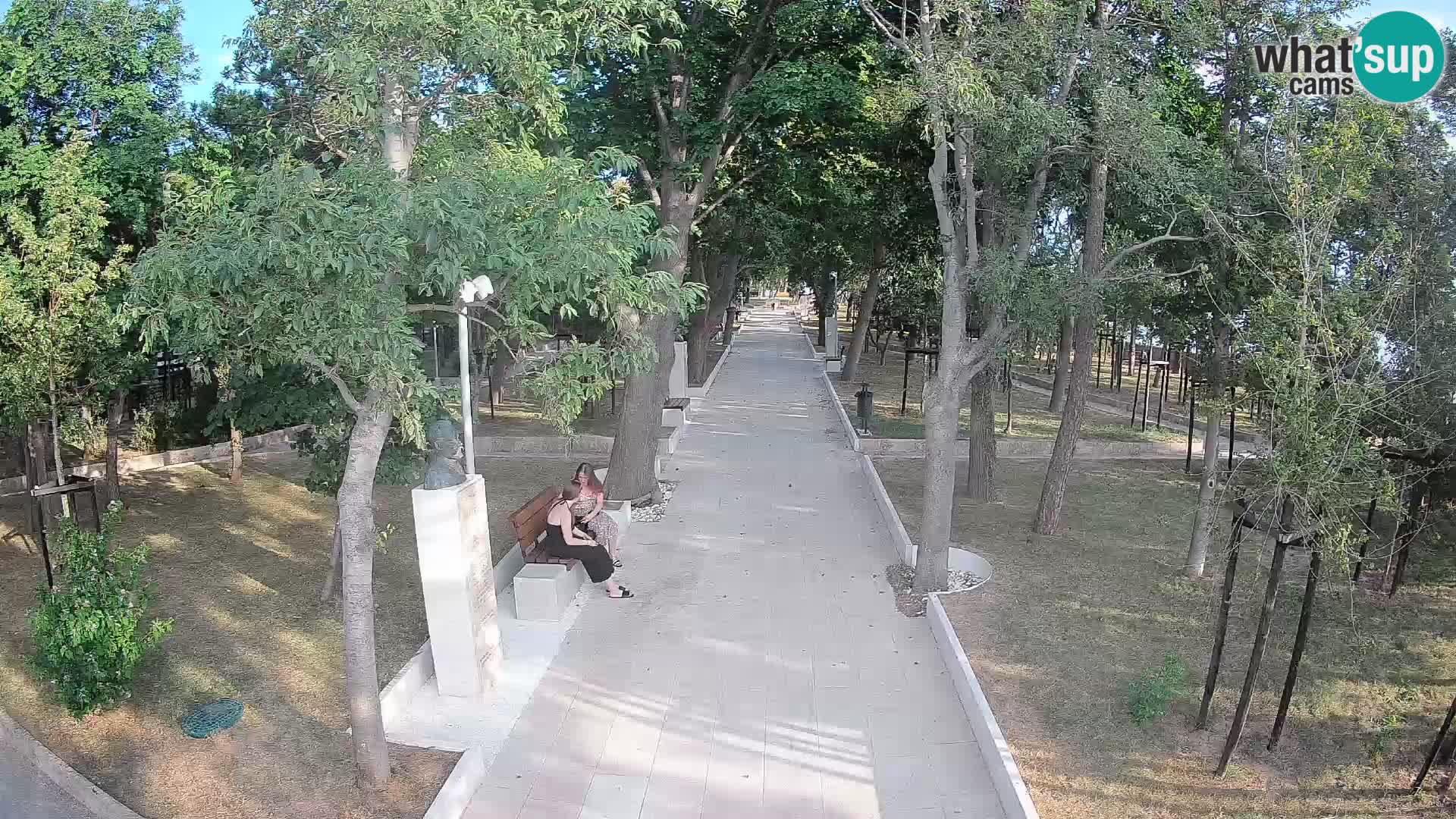 Writers’ Park Webcam Senj – Live by the Sea