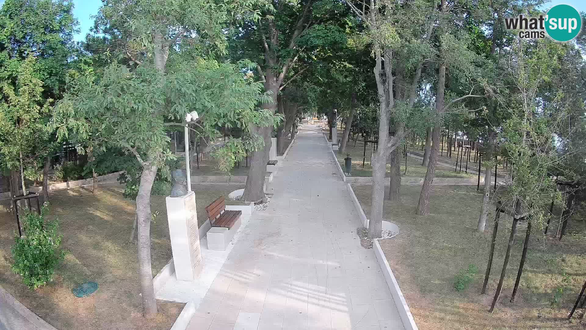 Writers’ Park Webcam Senj – Live by the Sea