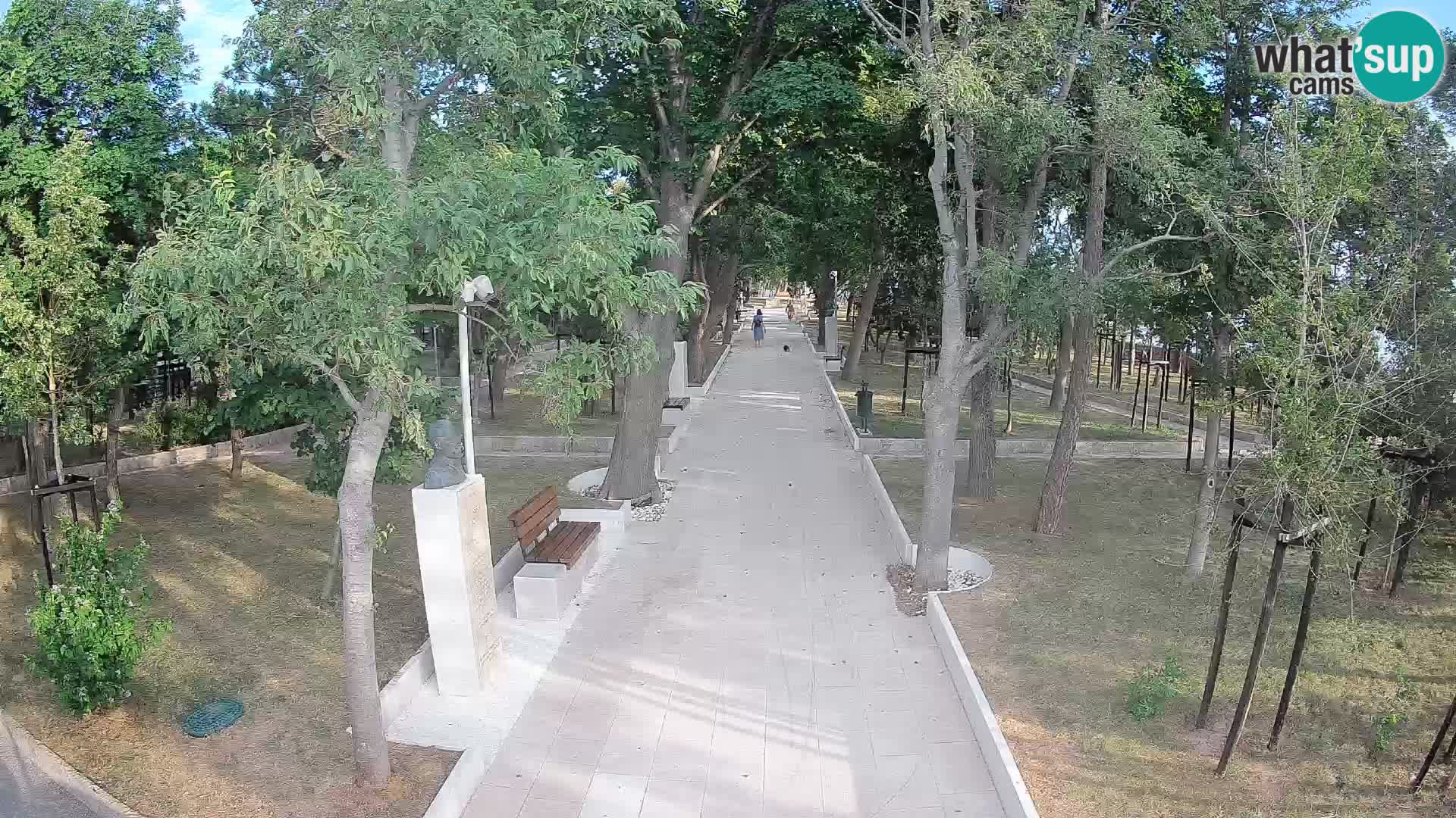 Writers’ Park Webcam Senj – Live by the Sea