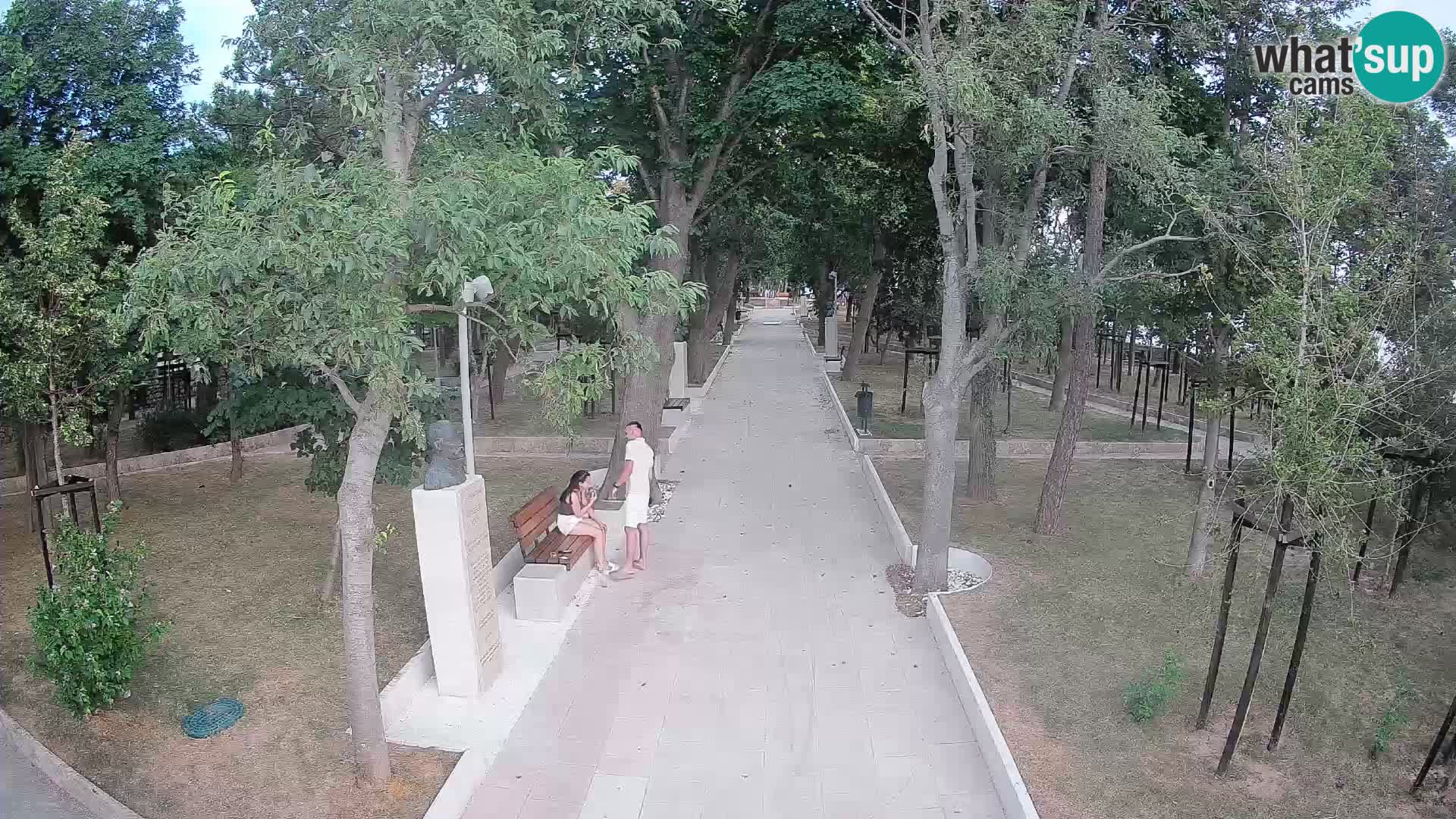 Webcam Schriftstellerpark Senj – Live am Meer