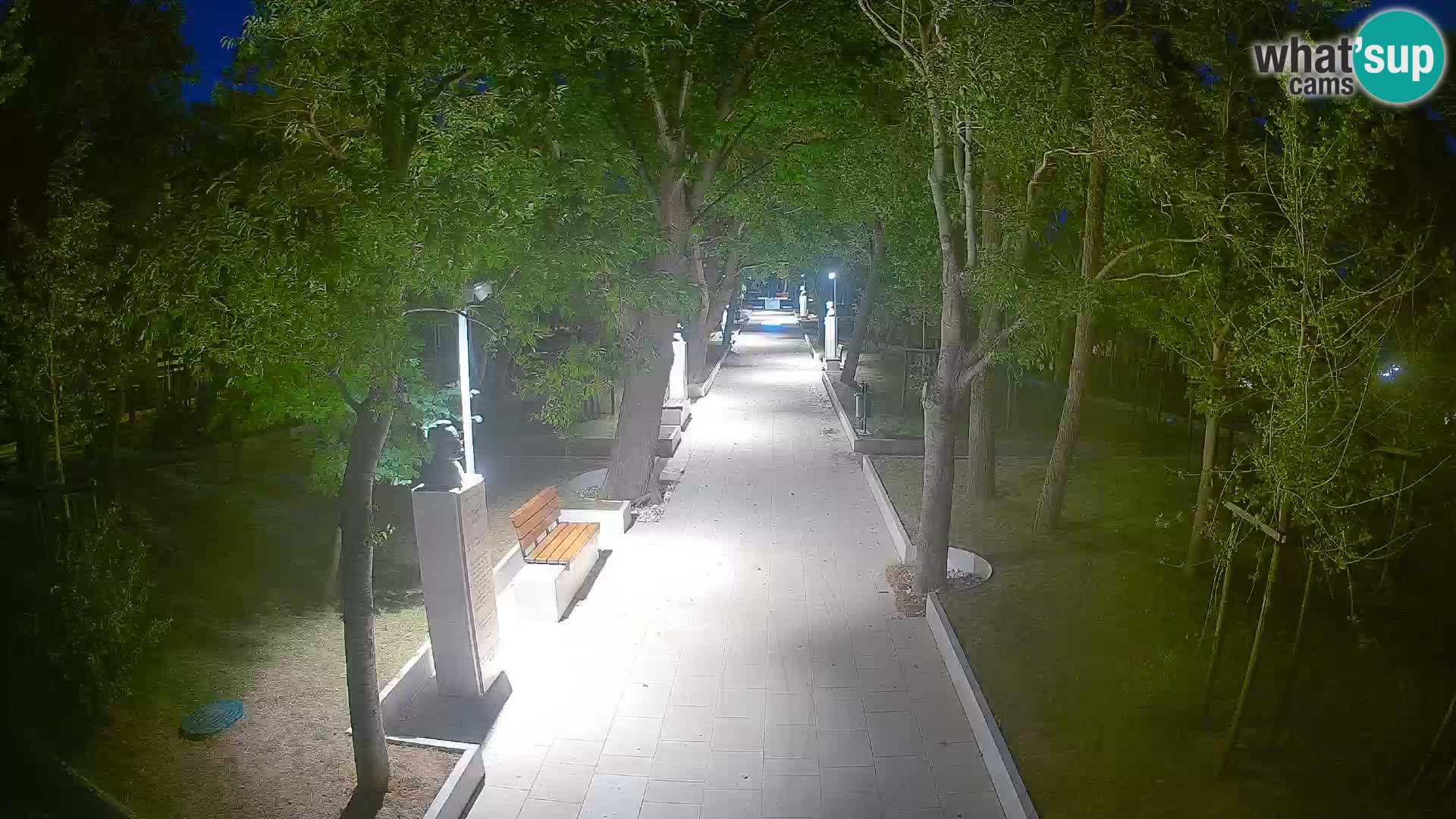 Writers’ Park Webcam Senj – Live by the Sea