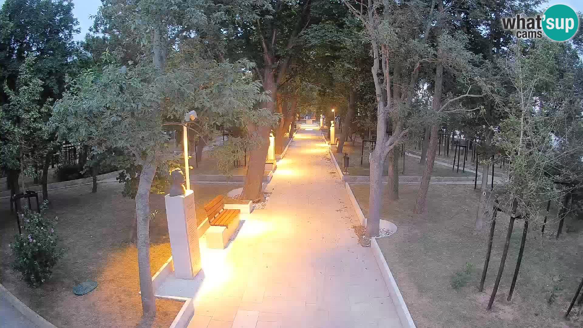 Webcam Schriftstellerpark Senj – Live am Meer