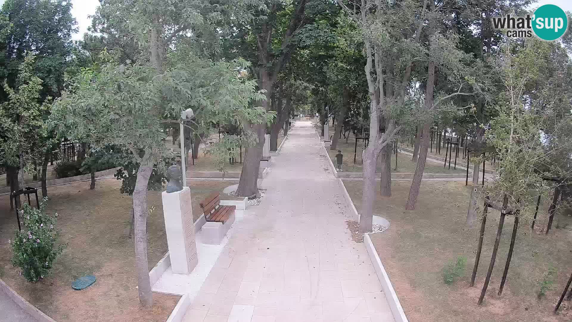 Writers’ Park Webcam Senj – Live by the Sea