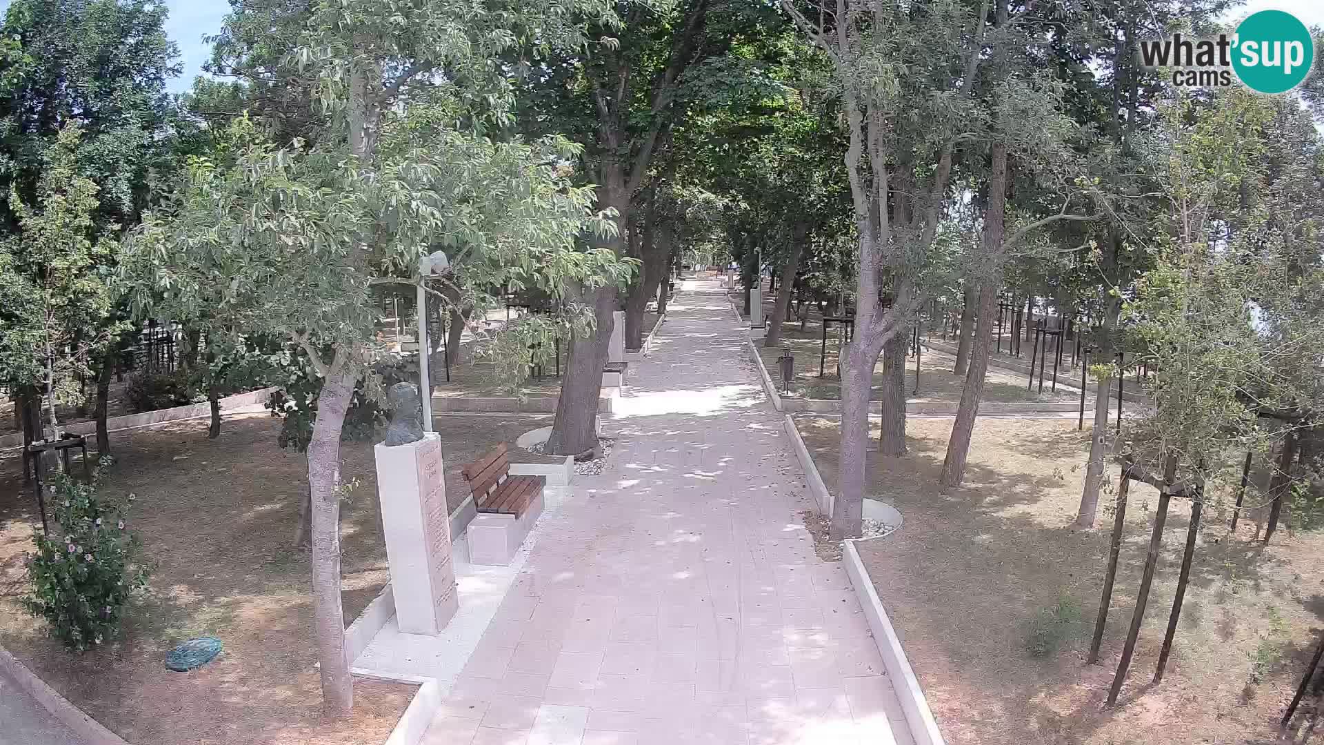 Writers’ Park Webcam Senj – Live by the Sea