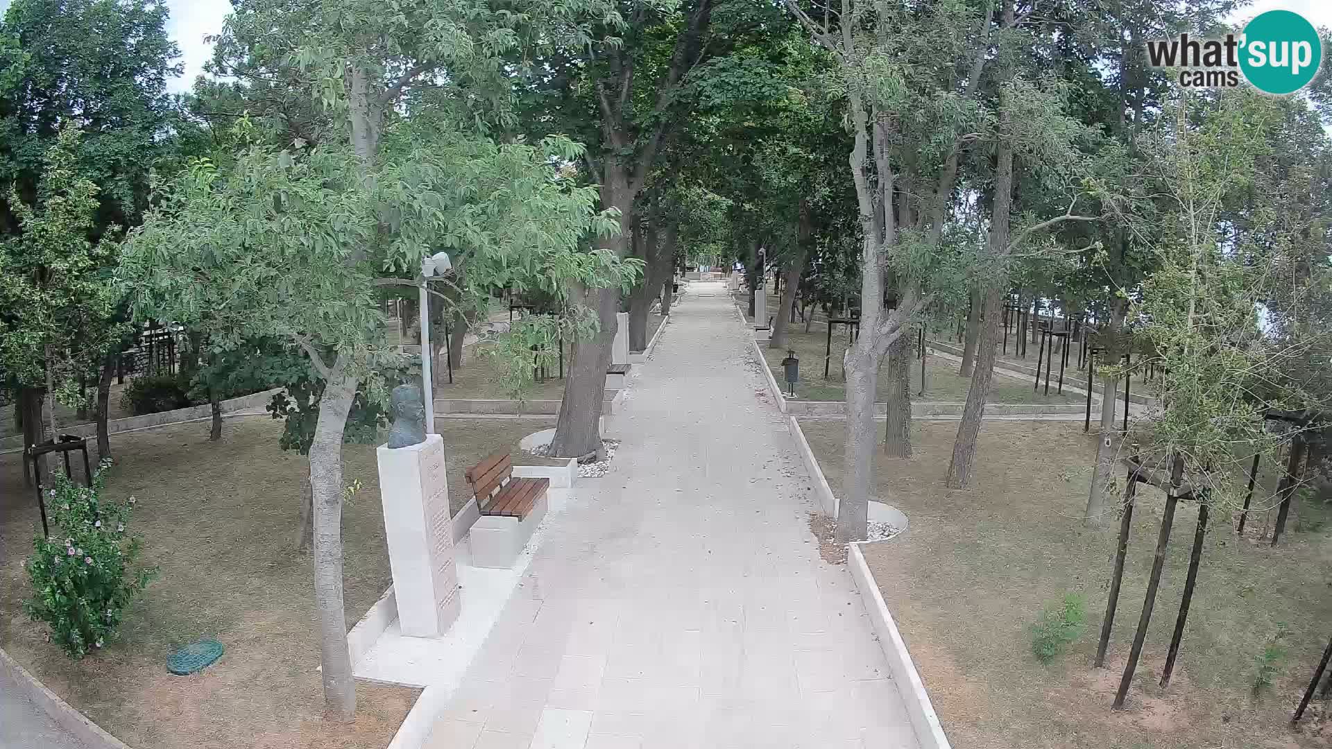 Writers’ Park Webcam Senj – Live by the Sea
