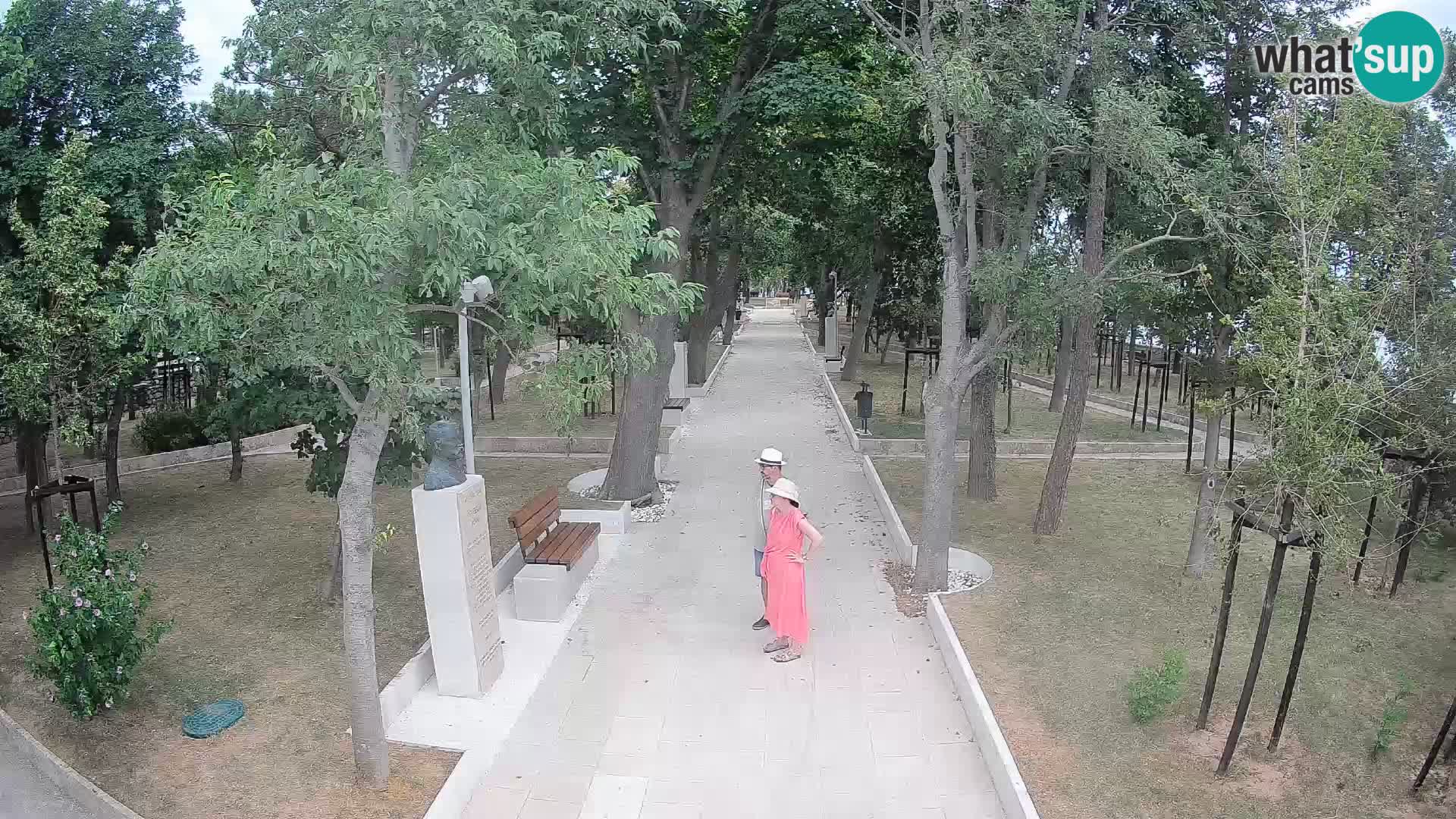 Writers’ Park Webcam Senj – Live by the Sea