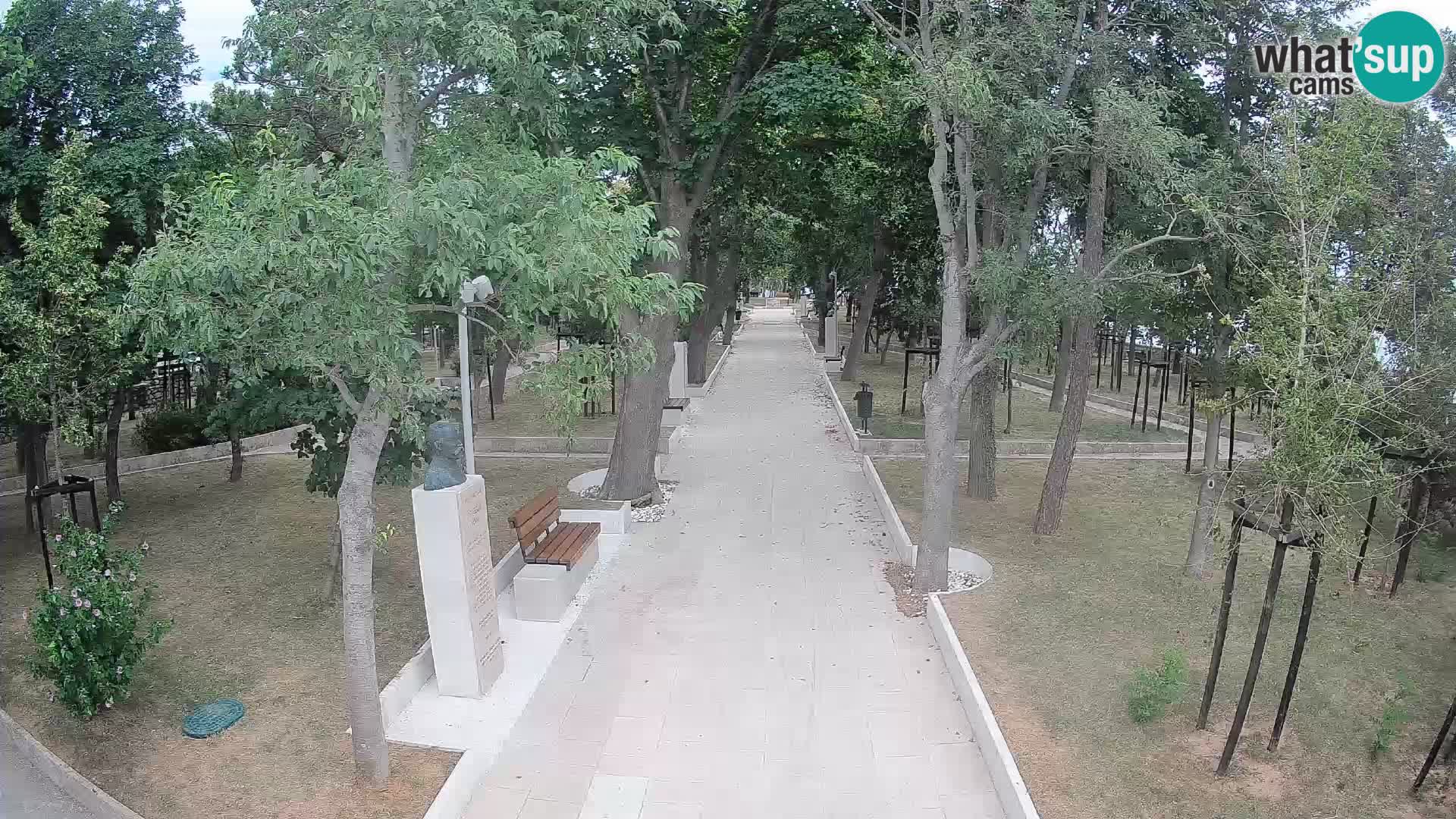 Writers’ Park Webcam Senj – Live by the Sea