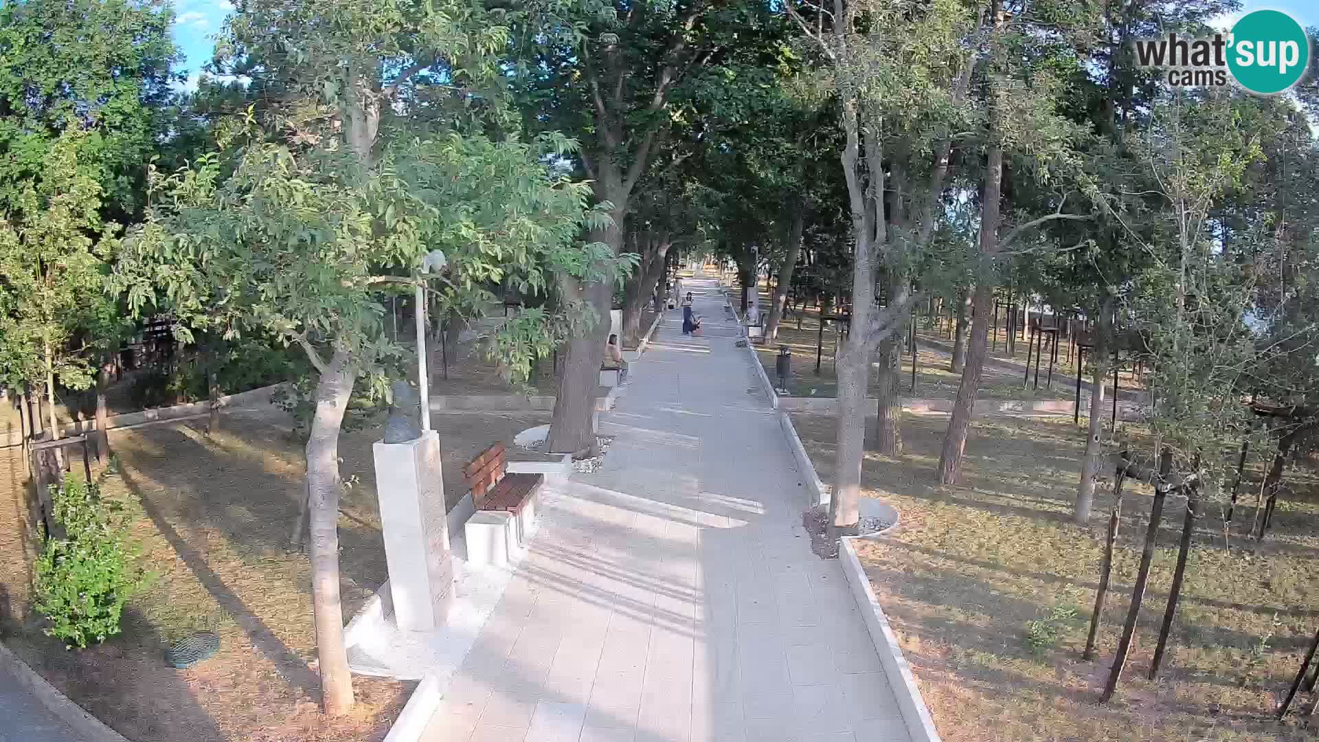 Writers’ Park Webcam Senj – Live by the Sea