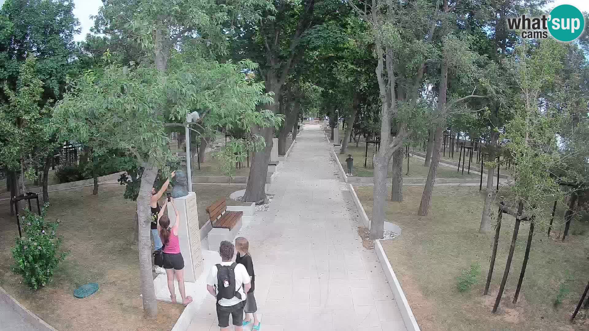 Writers’ Park Webcam Senj – Live by the Sea