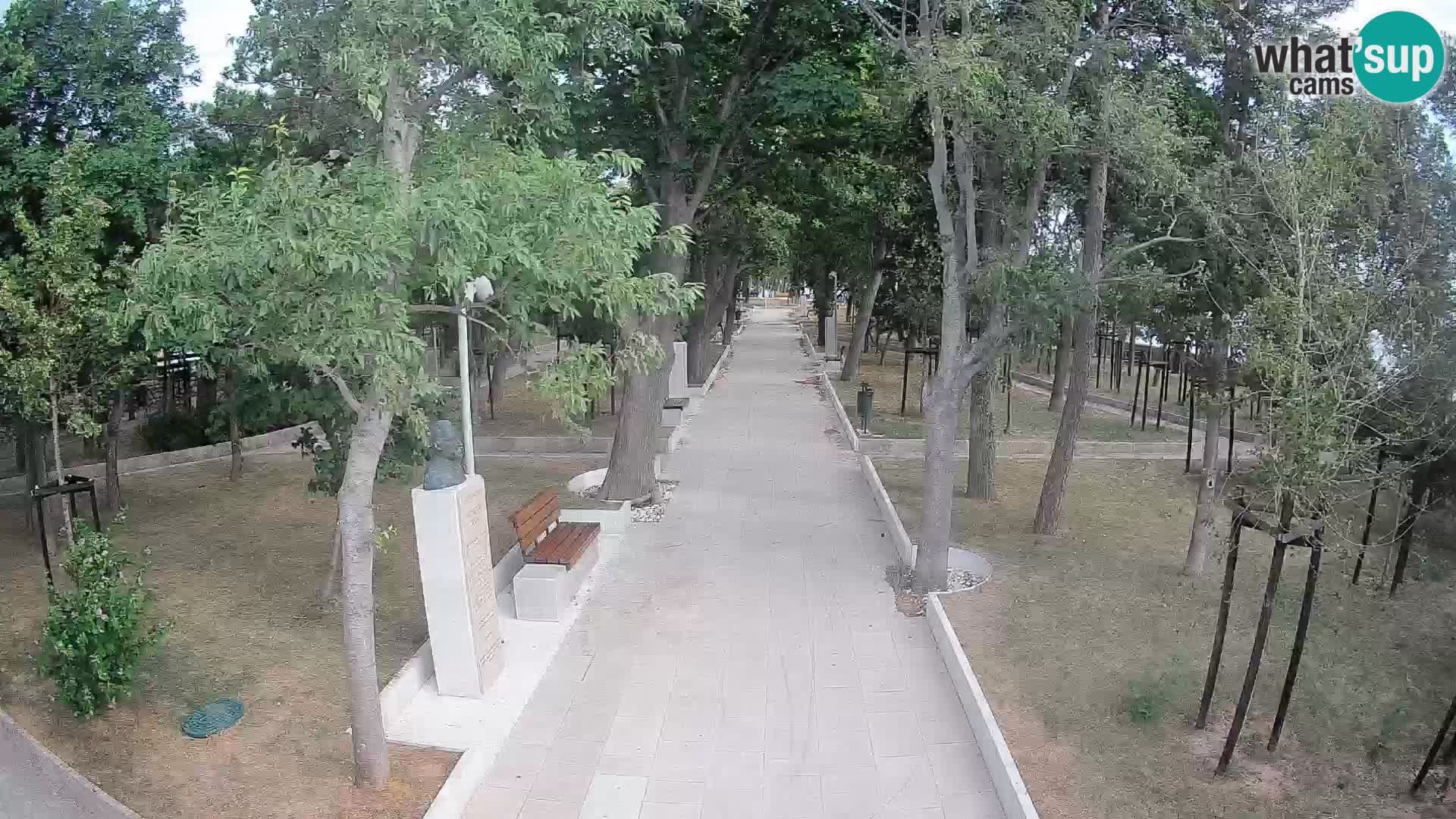 Writers’ Park Webcam Senj – Live by the Sea