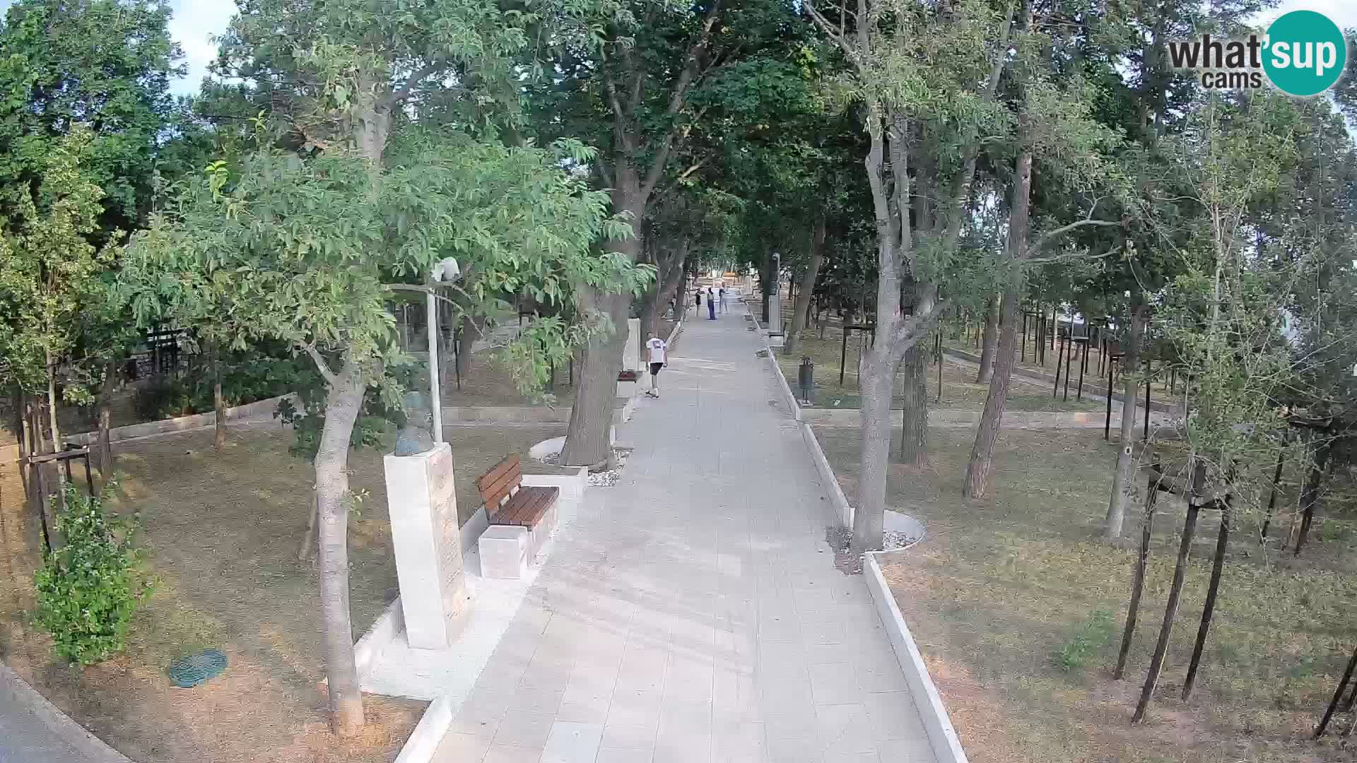 Writers’ Park Webcam Senj – Live by the Sea