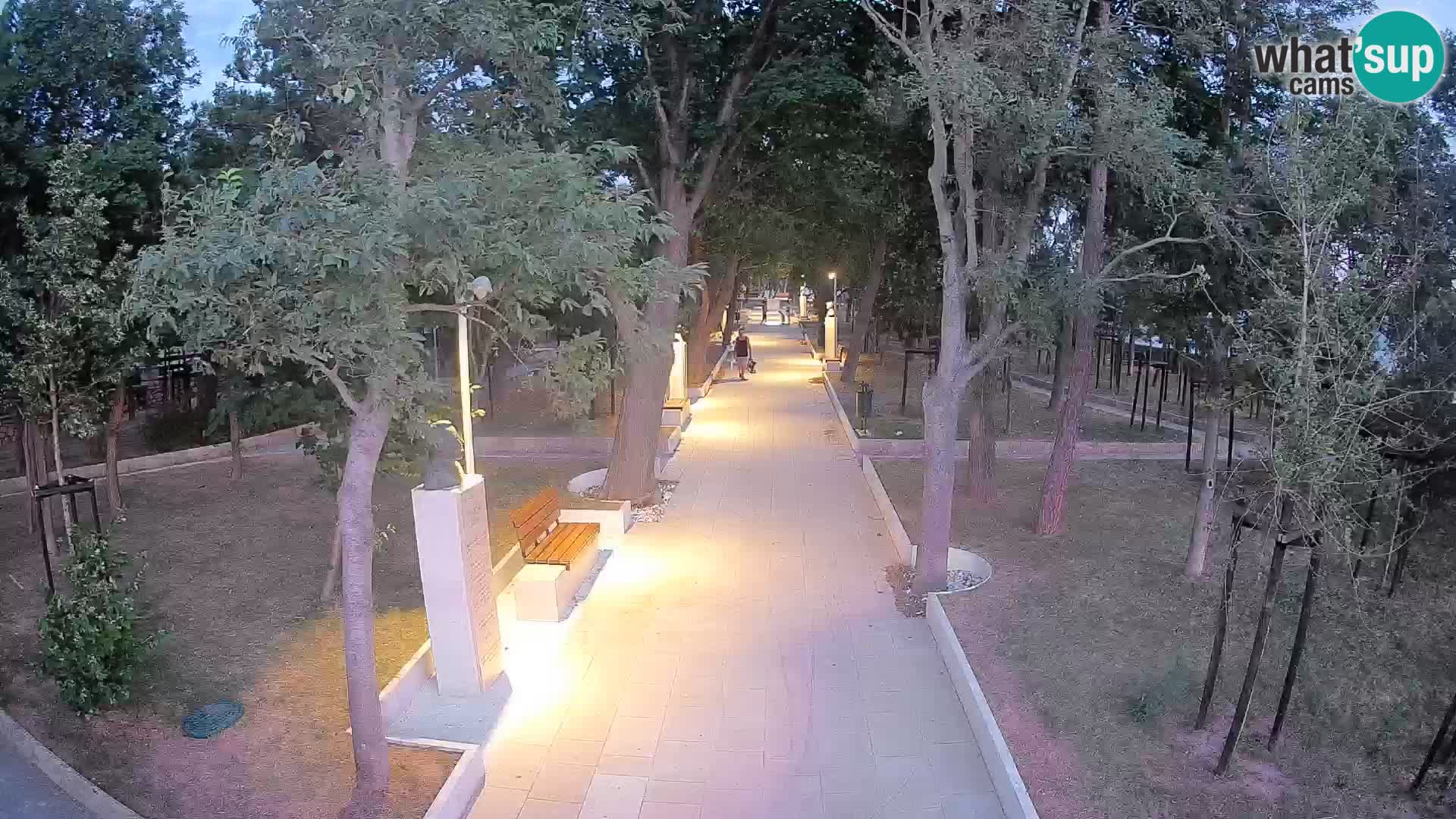 Writers’ Park Webcam Senj – Live by the Sea