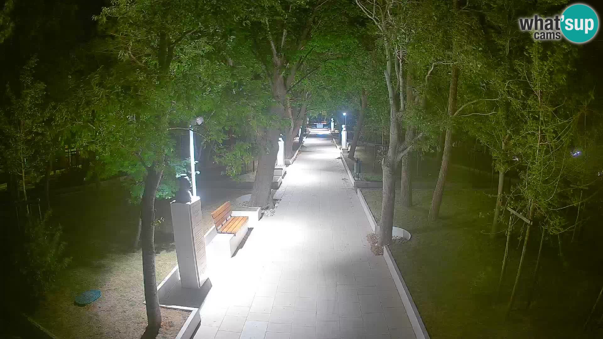 Writers’ Park Webcam Senj – Live by the Sea