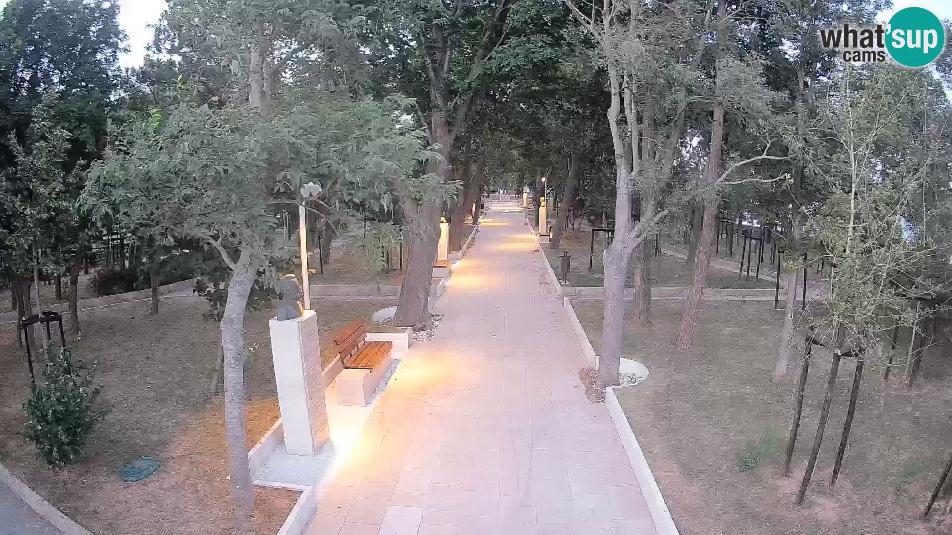 Writers’ Park Webcam Senj – Live by the Sea
