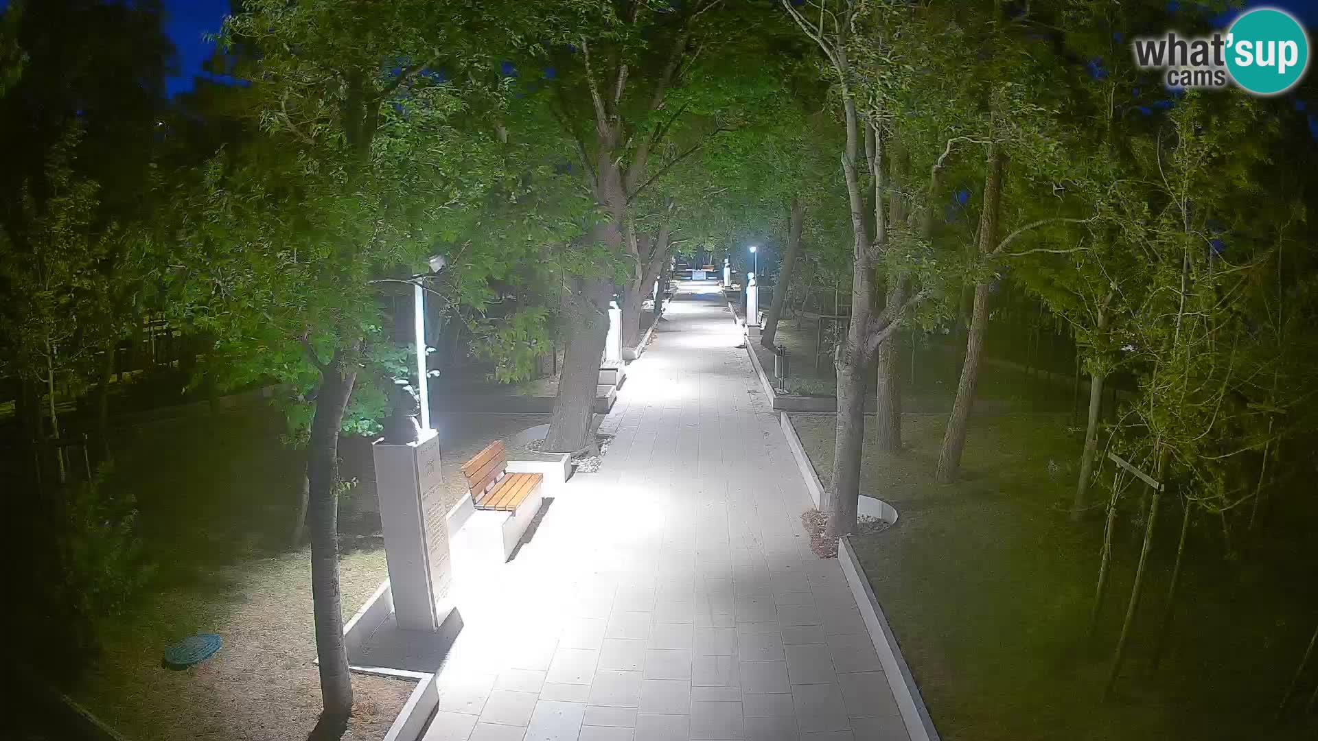 Writers’ Park Webcam Senj – Live by the Sea