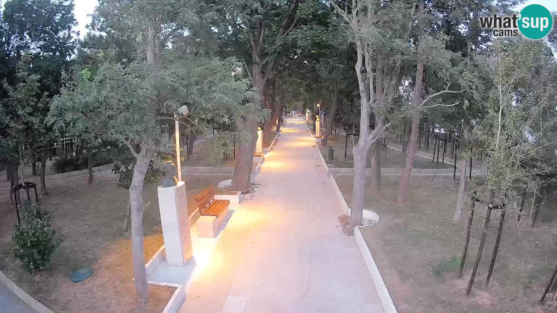 Writers’ Park Webcam Senj – Live by the Sea