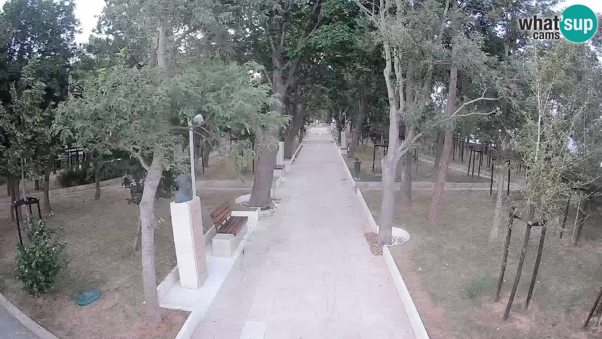 Writers’ Park Webcam Senj – Live by the Sea