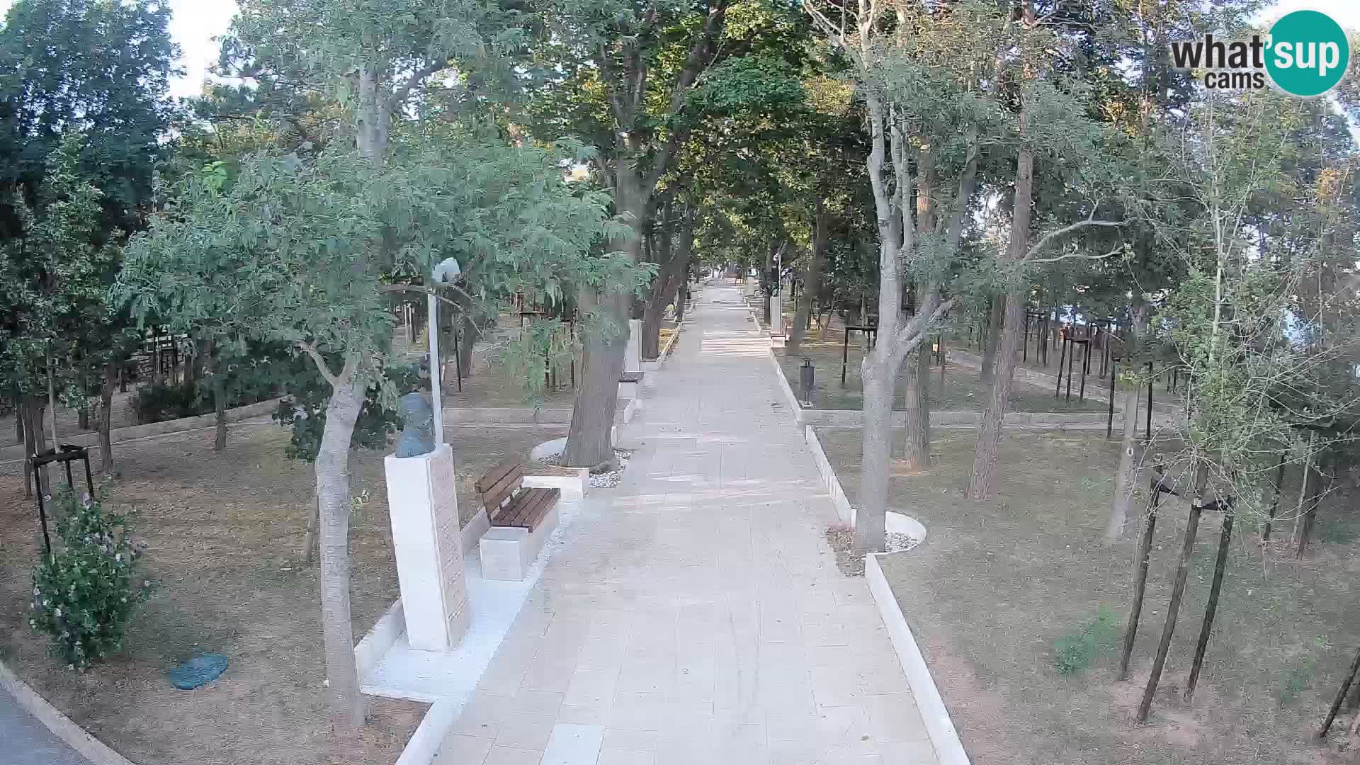 Writers’ Park Webcam Senj – Live by the Sea