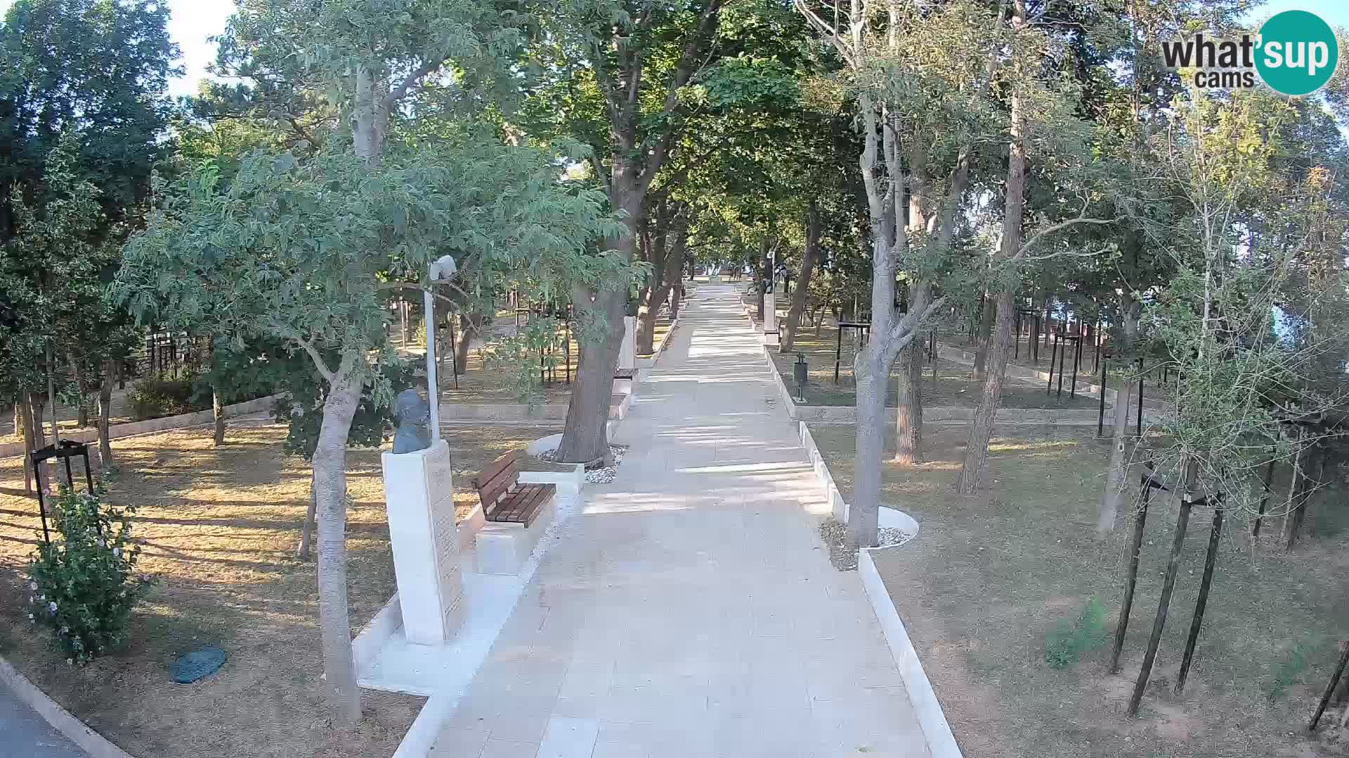 Writers’ Park Webcam Senj – Live by the Sea