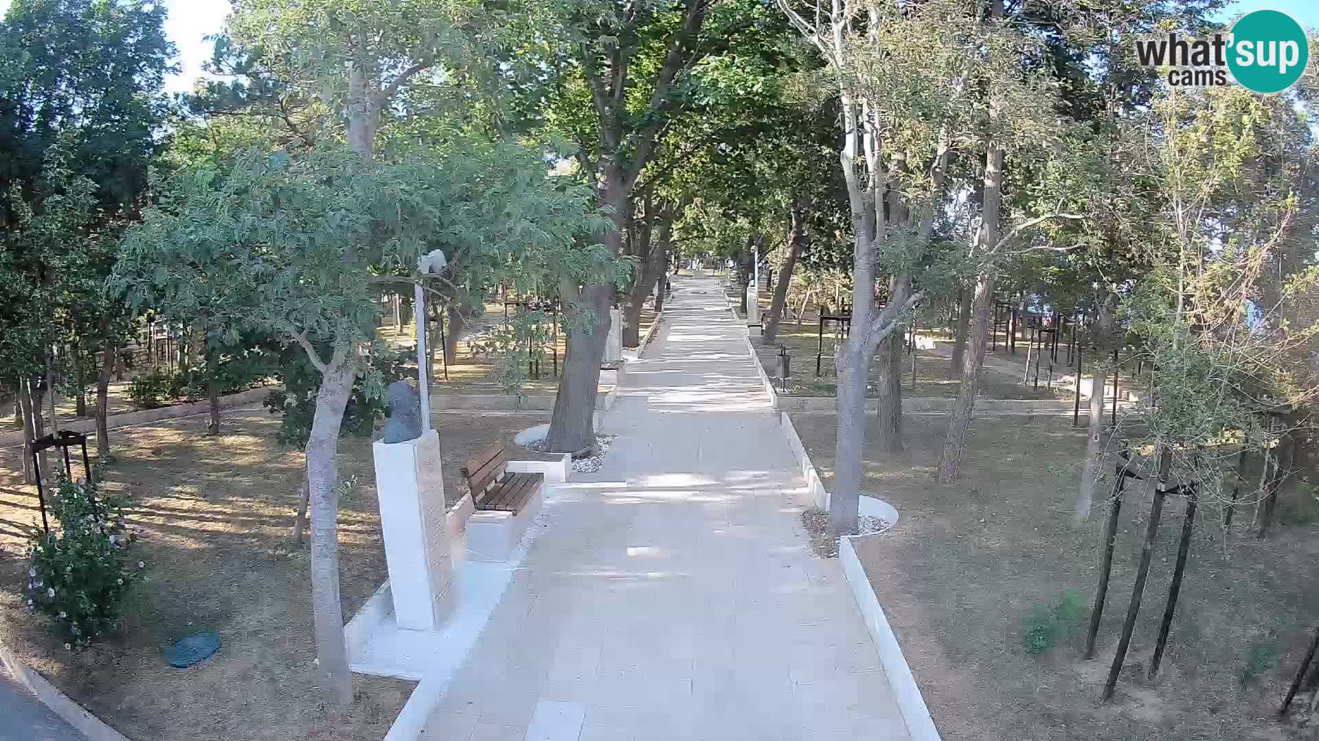 Writers’ Park Webcam Senj – Live by the Sea