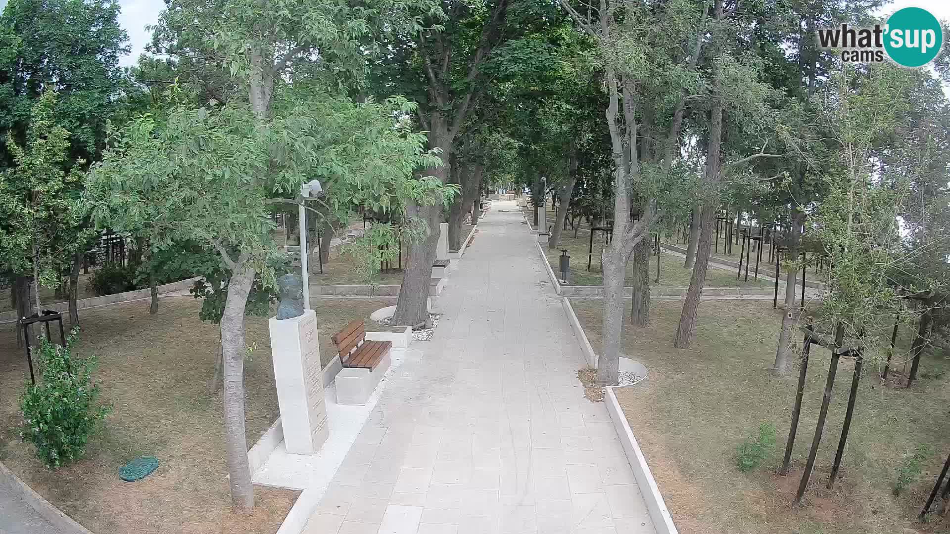 Webcam Schriftstellerpark Senj – Live am Meer