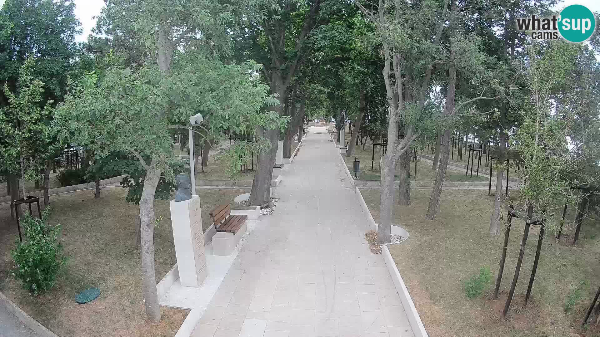 Webcam Schriftstellerpark Senj – Live am Meer