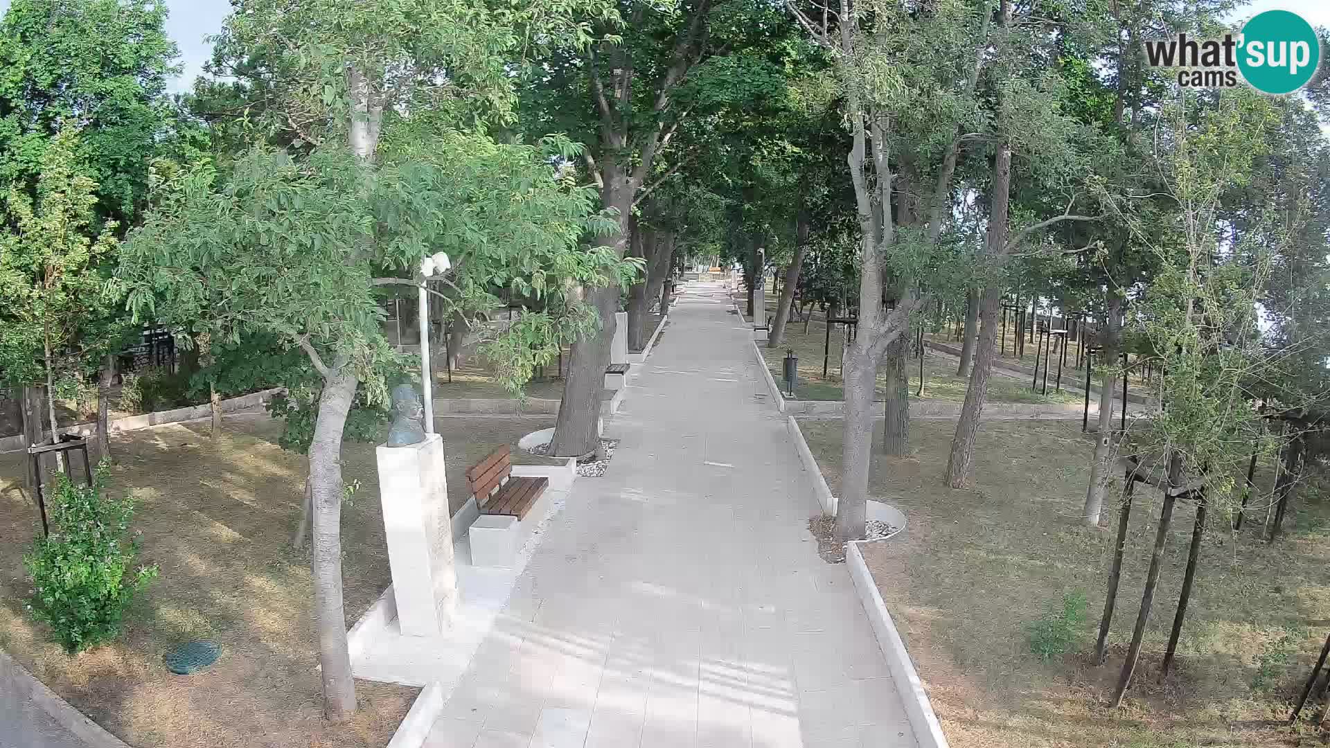 Writers’ Park Webcam Senj – Live by the Sea