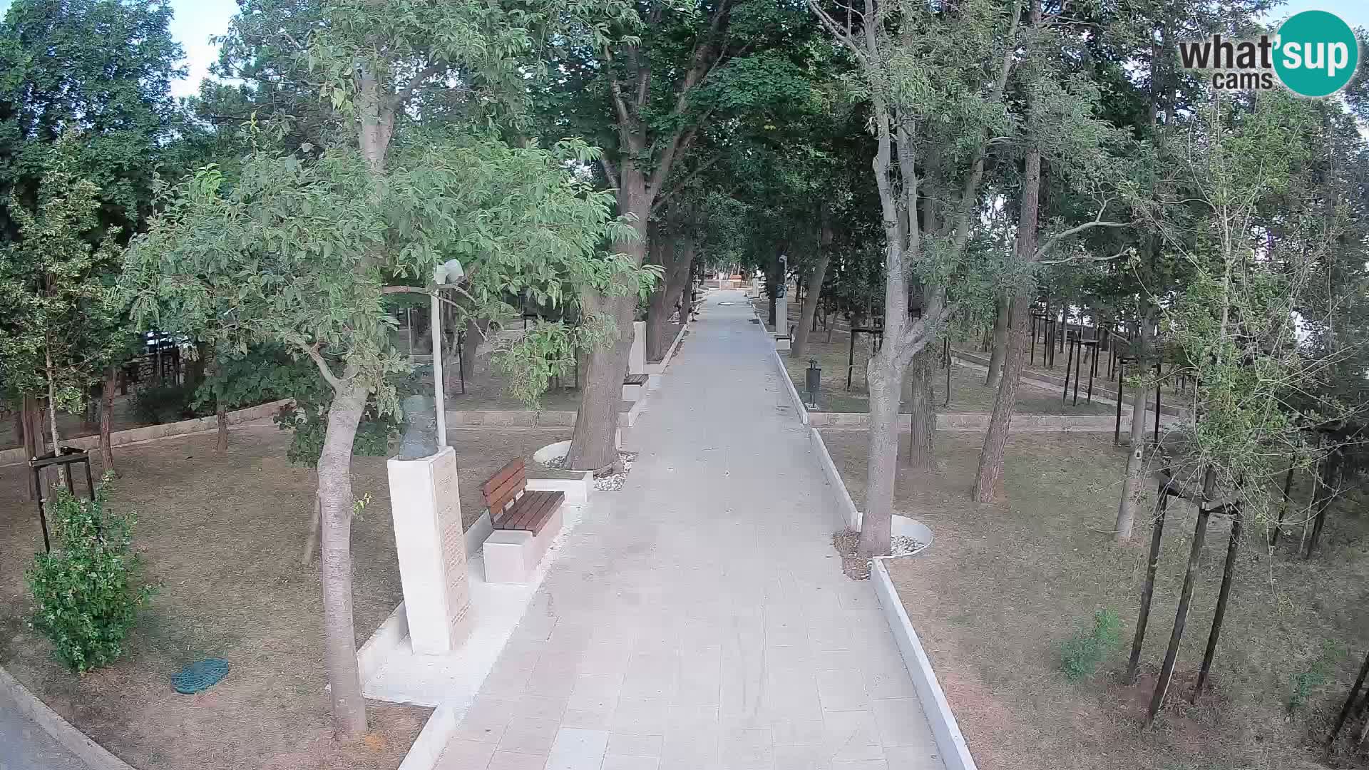 Writers’ Park Webcam Senj – Live by the Sea