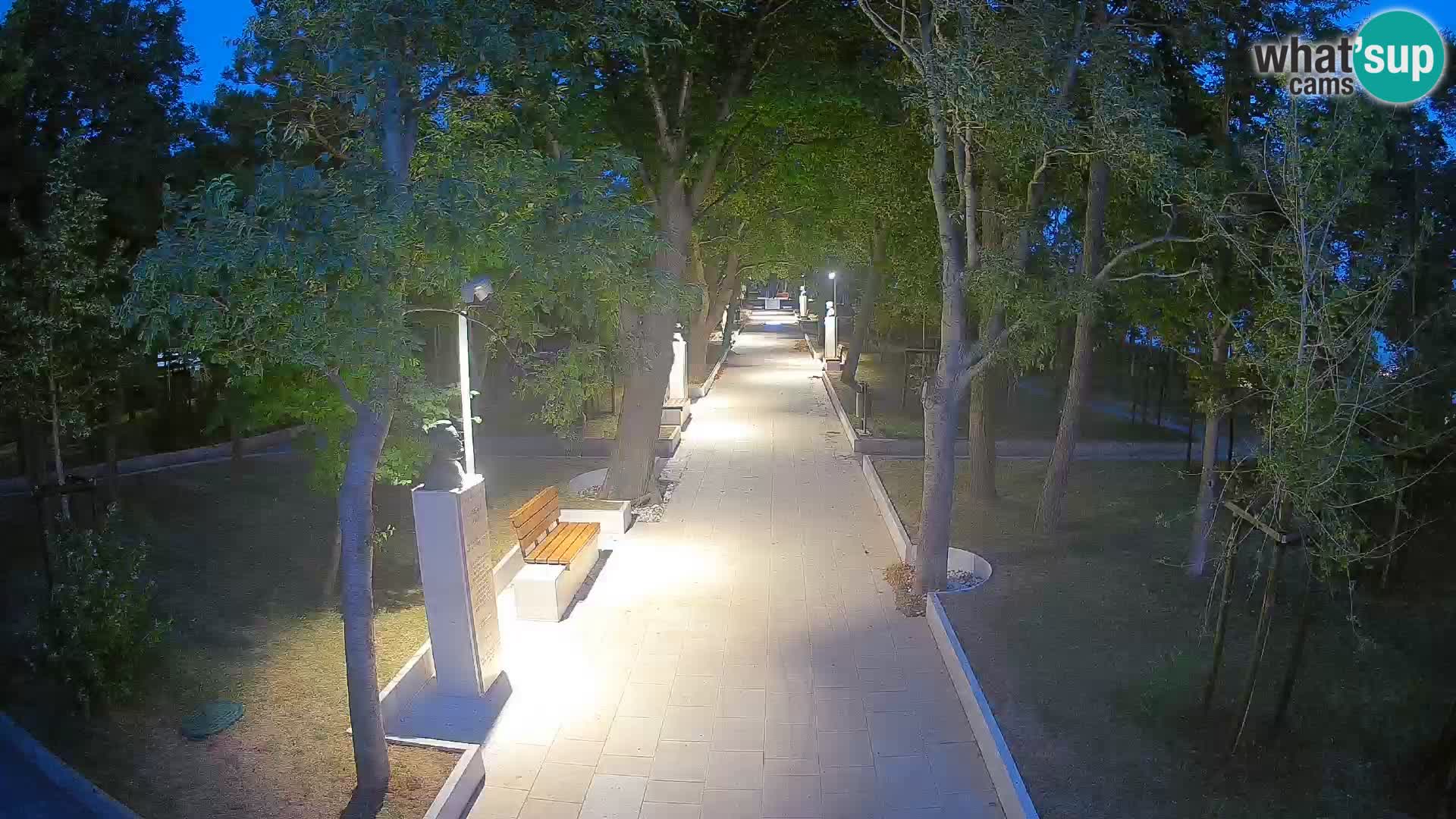 Writers’ Park Webcam Senj – Live by the Sea