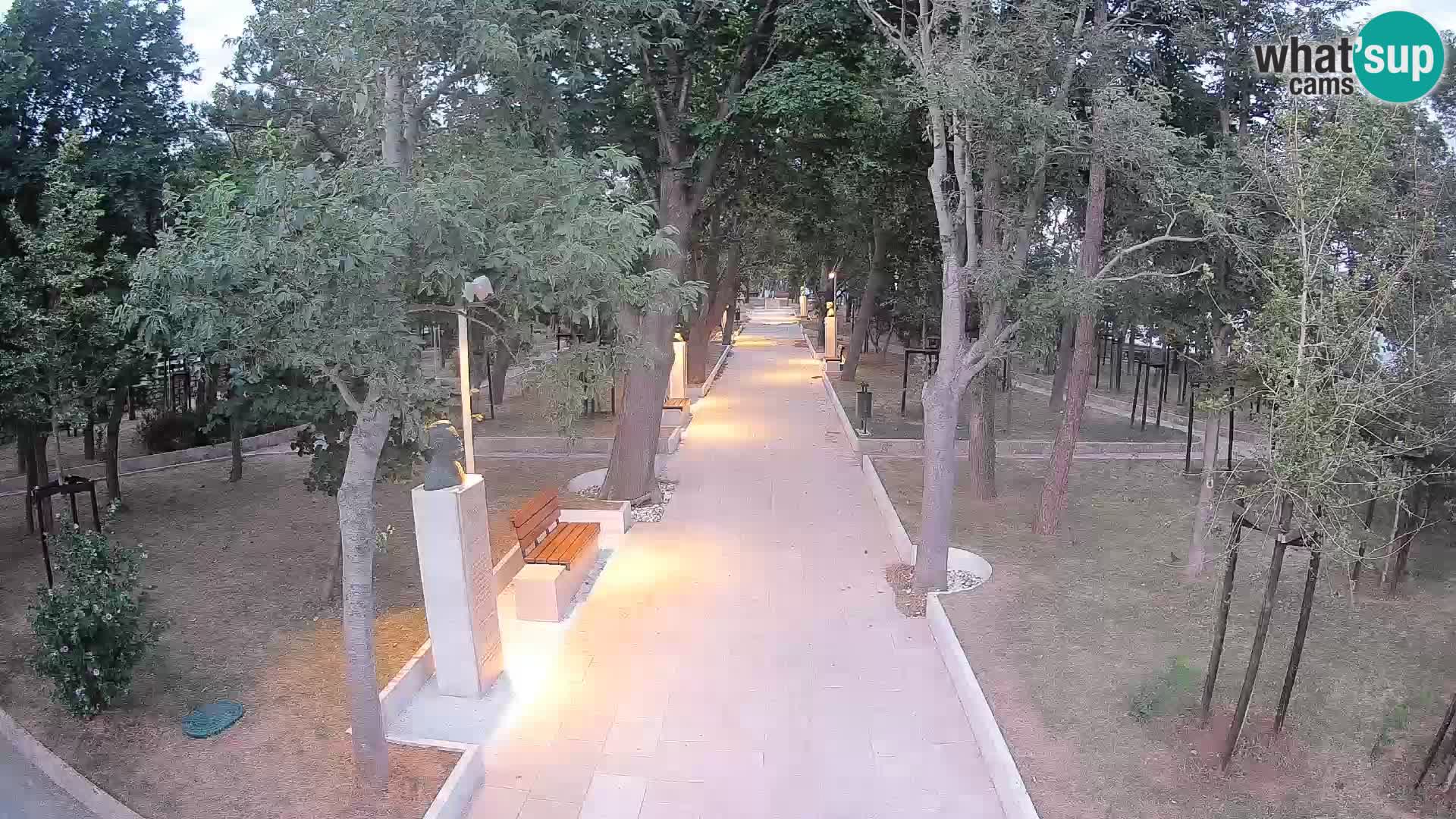 Webcam Schriftstellerpark Senj – Live am Meer