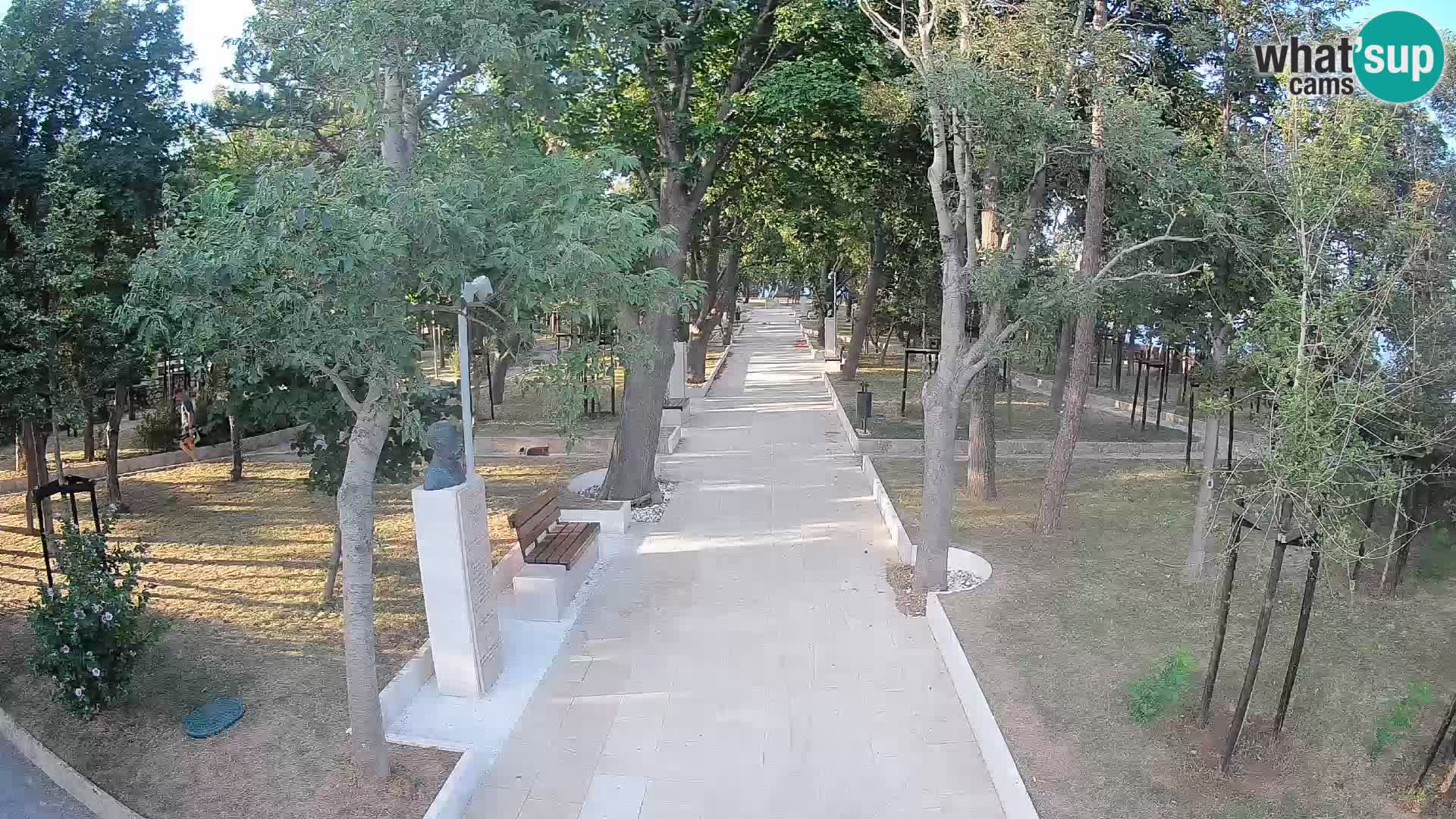 Writers’ Park Webcam Senj – Live by the Sea