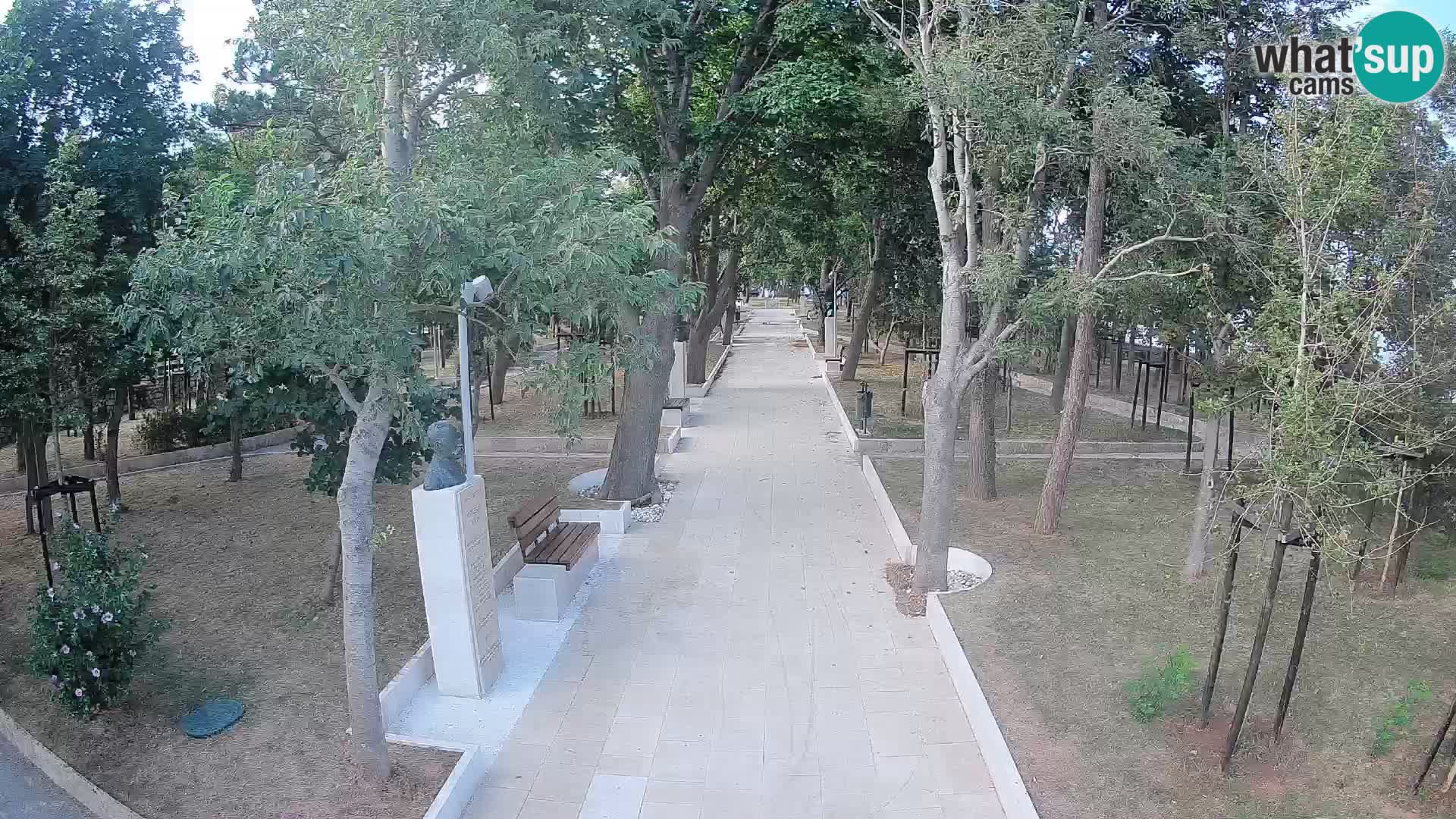 Writers’ Park Webcam Senj – Live by the Sea