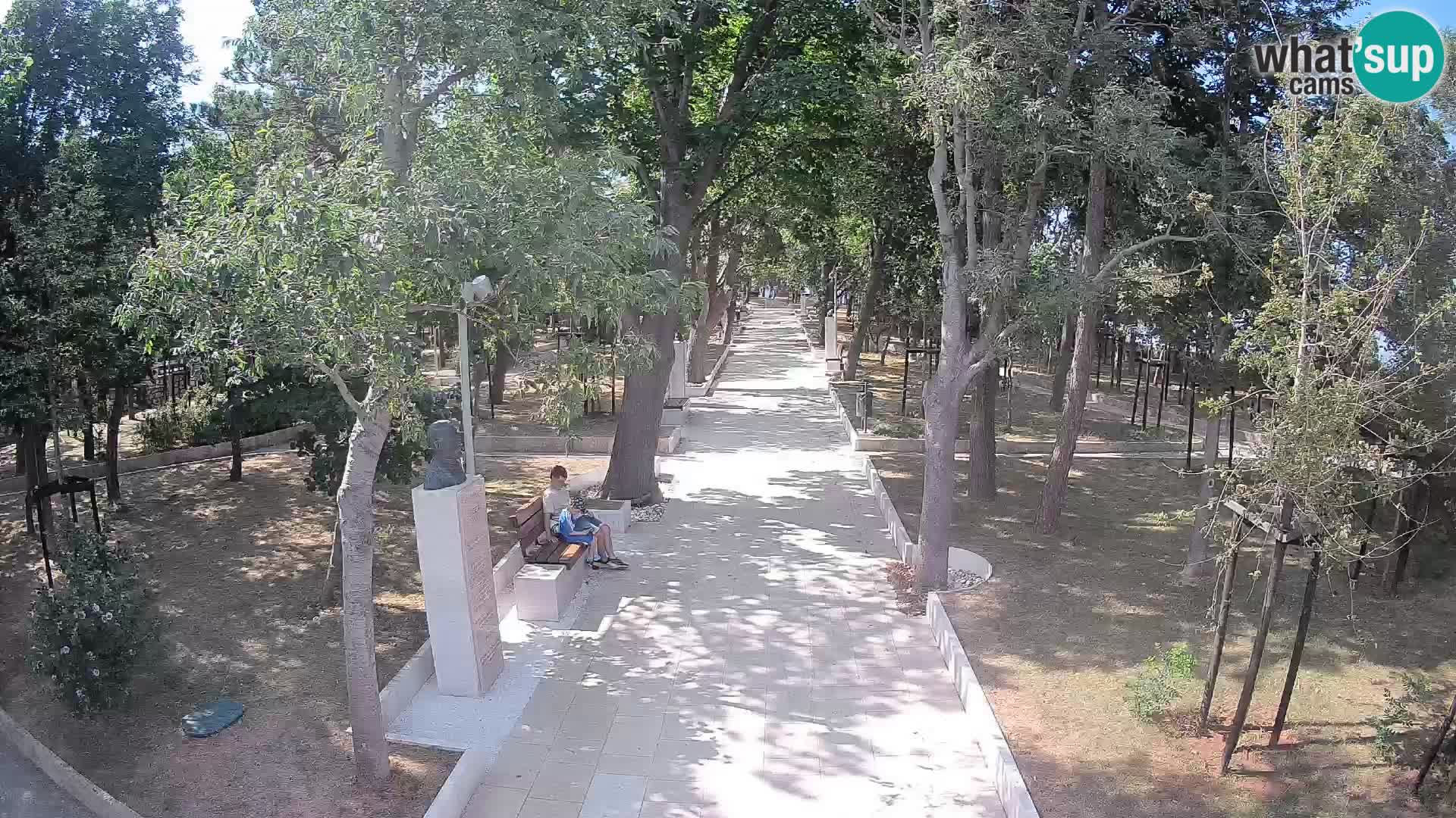 Writers’ Park Webcam Senj – Live by the Sea