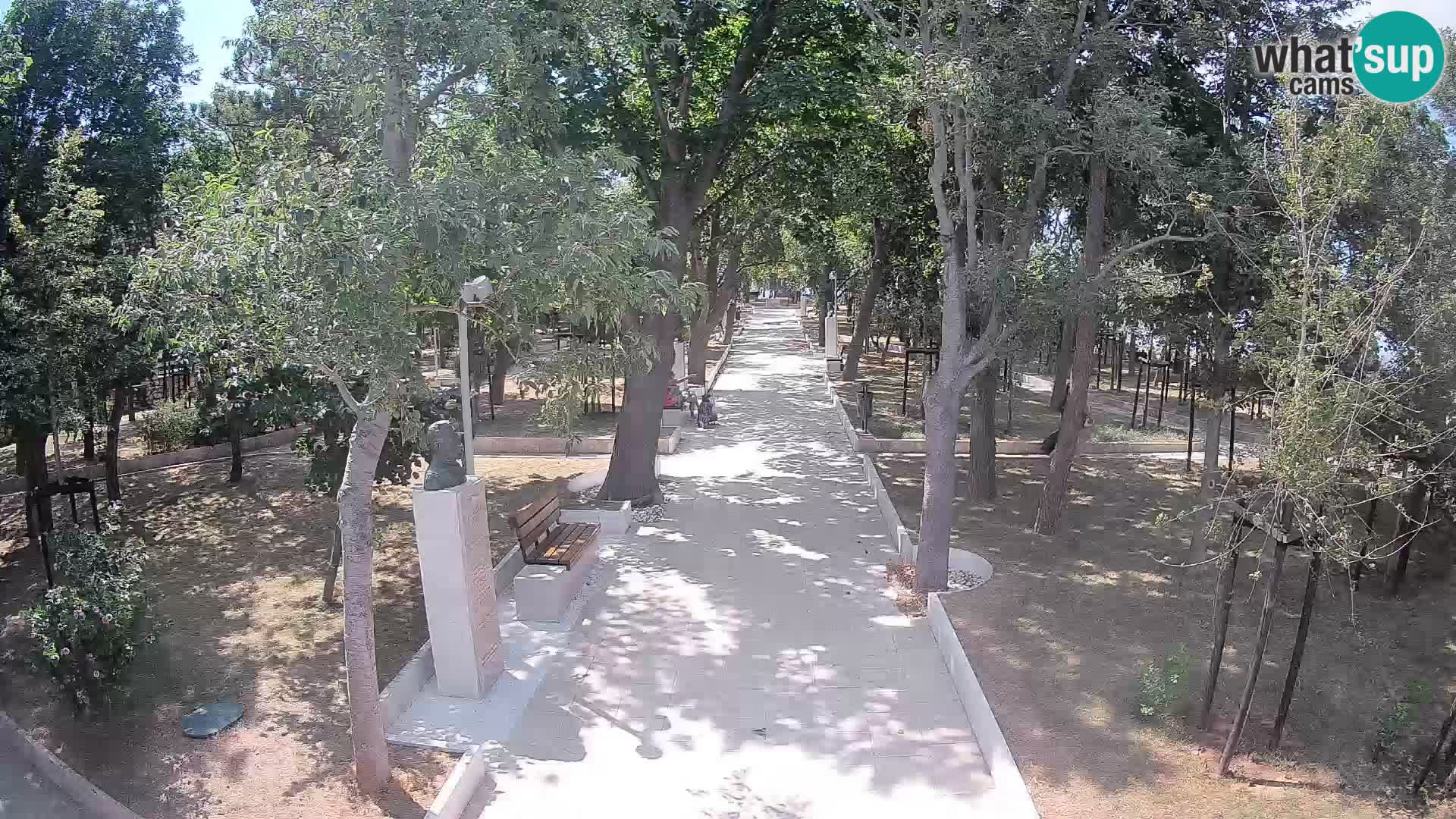 Writers’ Park Webcam Senj – Live by the Sea