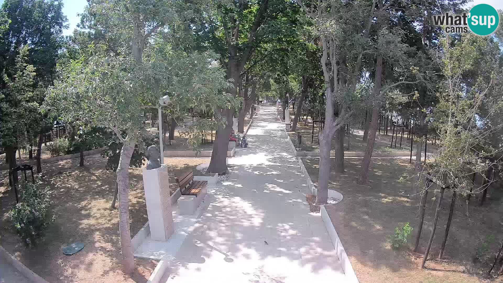 Writers’ Park Webcam Senj – Live by the Sea