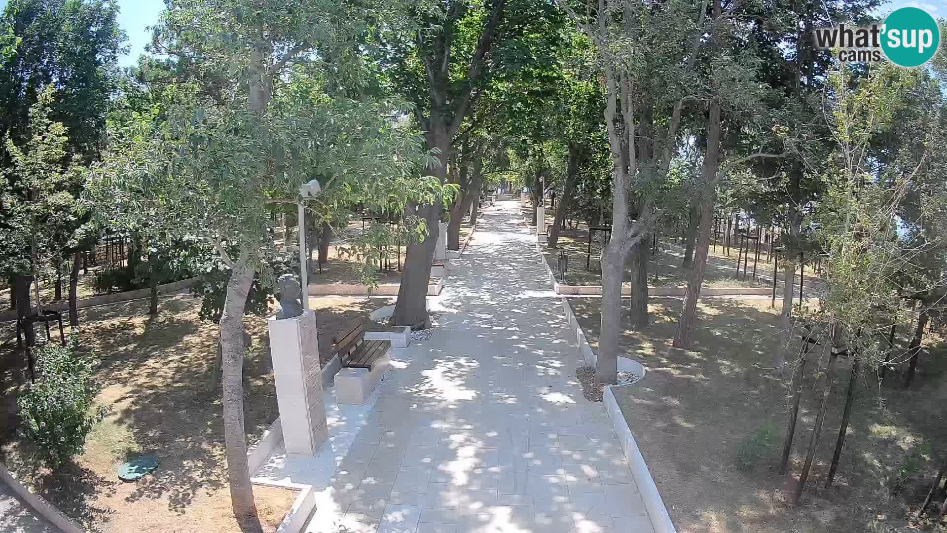 Writers’ Park Webcam Senj – Live by the Sea
