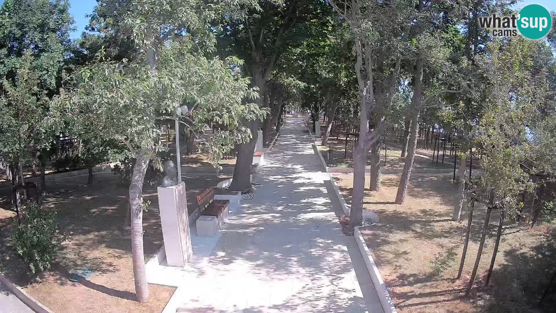 Webcam Schriftstellerpark Senj – Live am Meer
