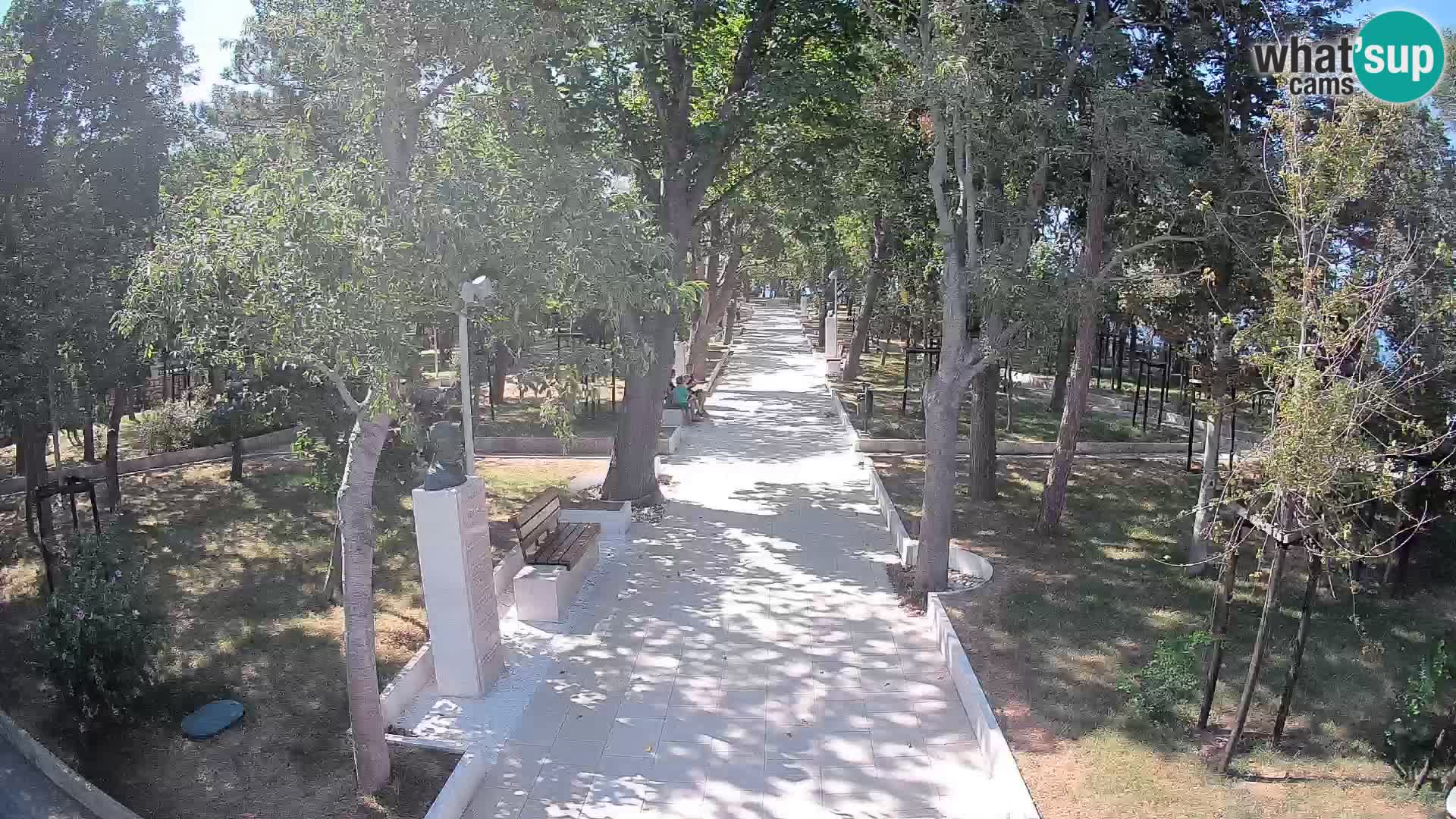 Writers’ Park Webcam Senj – Live by the Sea